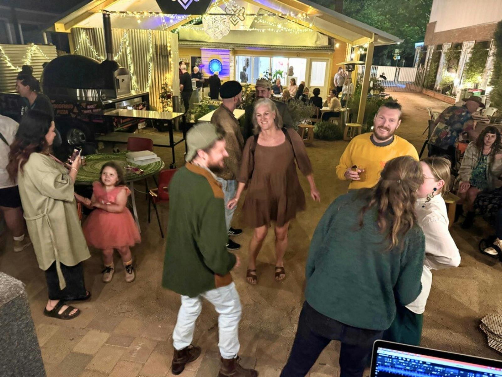 Dancing to the beats at The Buzz Bar