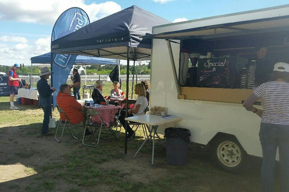 Food van at the Tarago CAPS market
