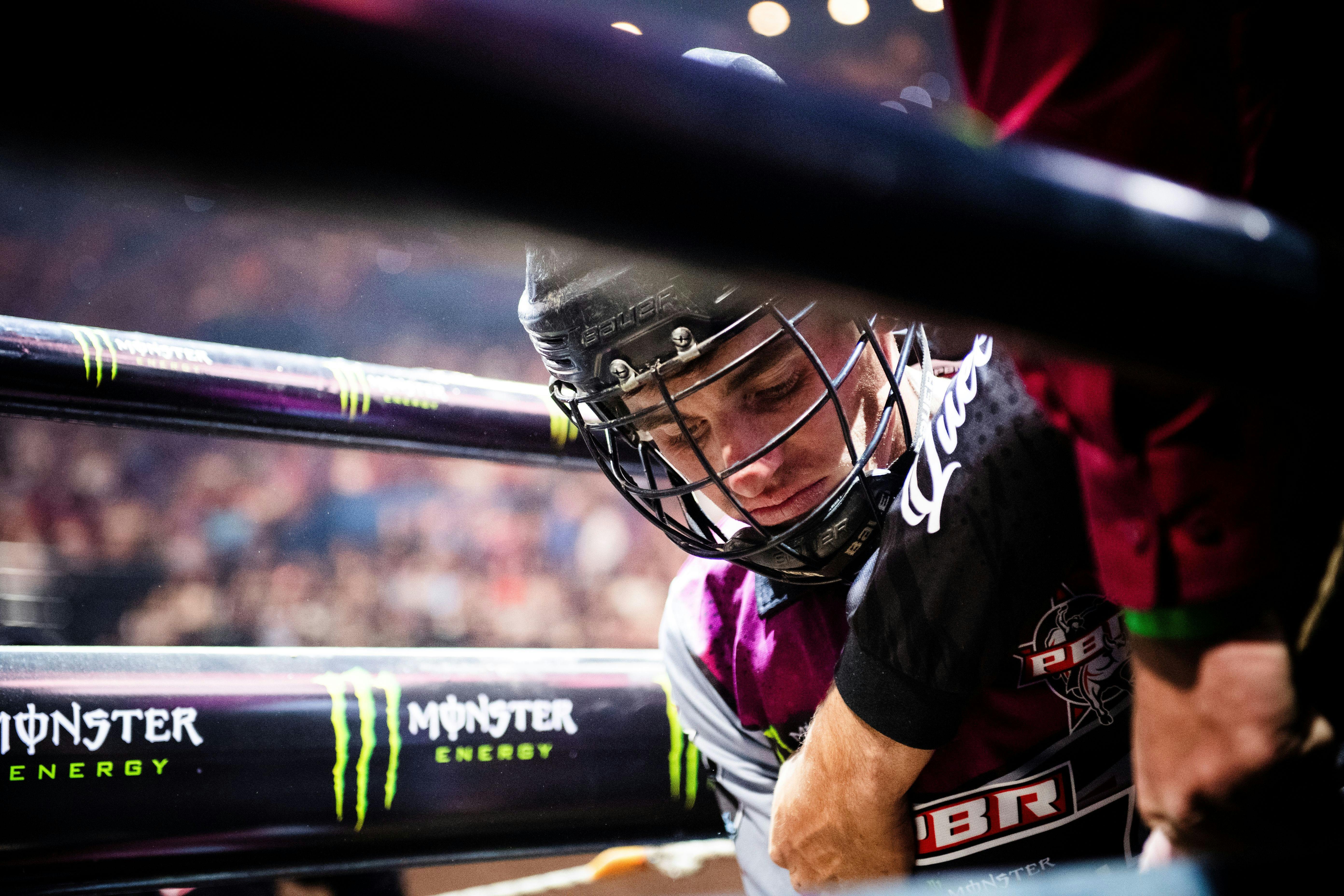 PBR cowboy in chutes