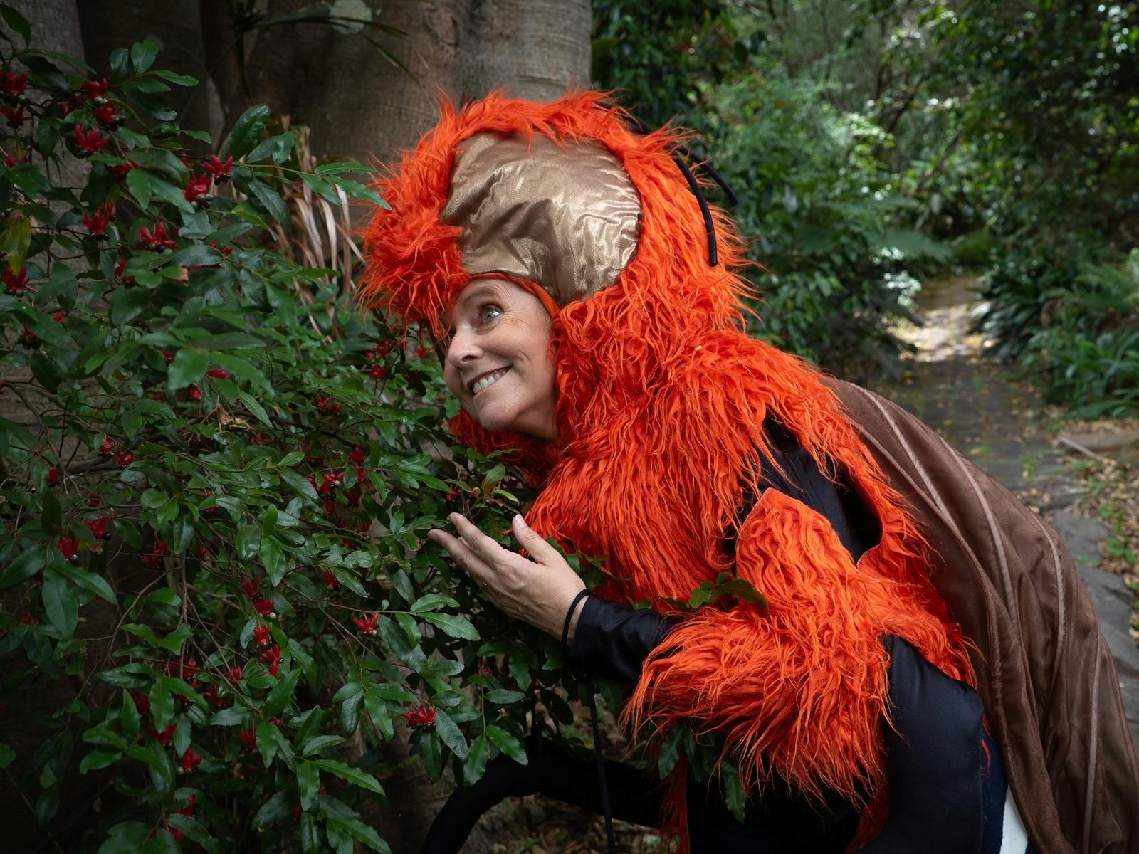 Elves dancing in nature