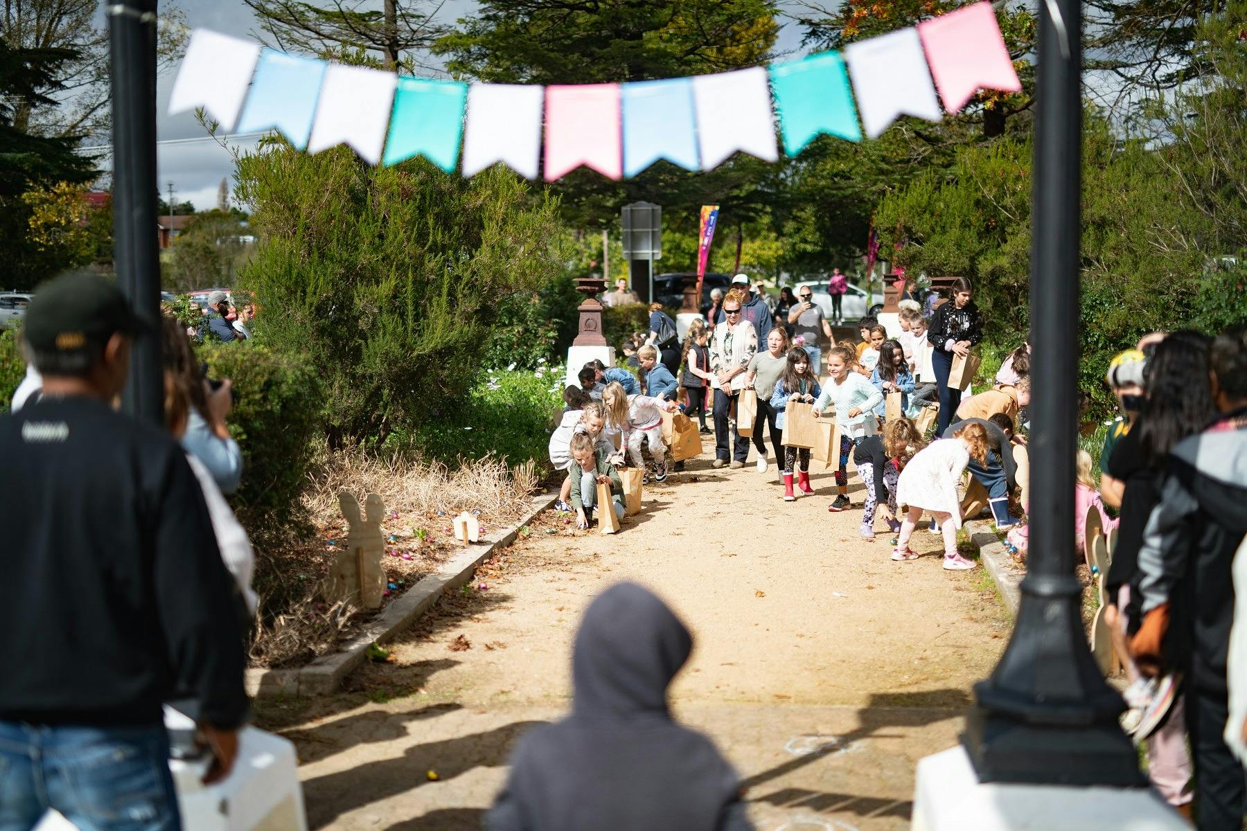 Children's Easter Egg hunt.