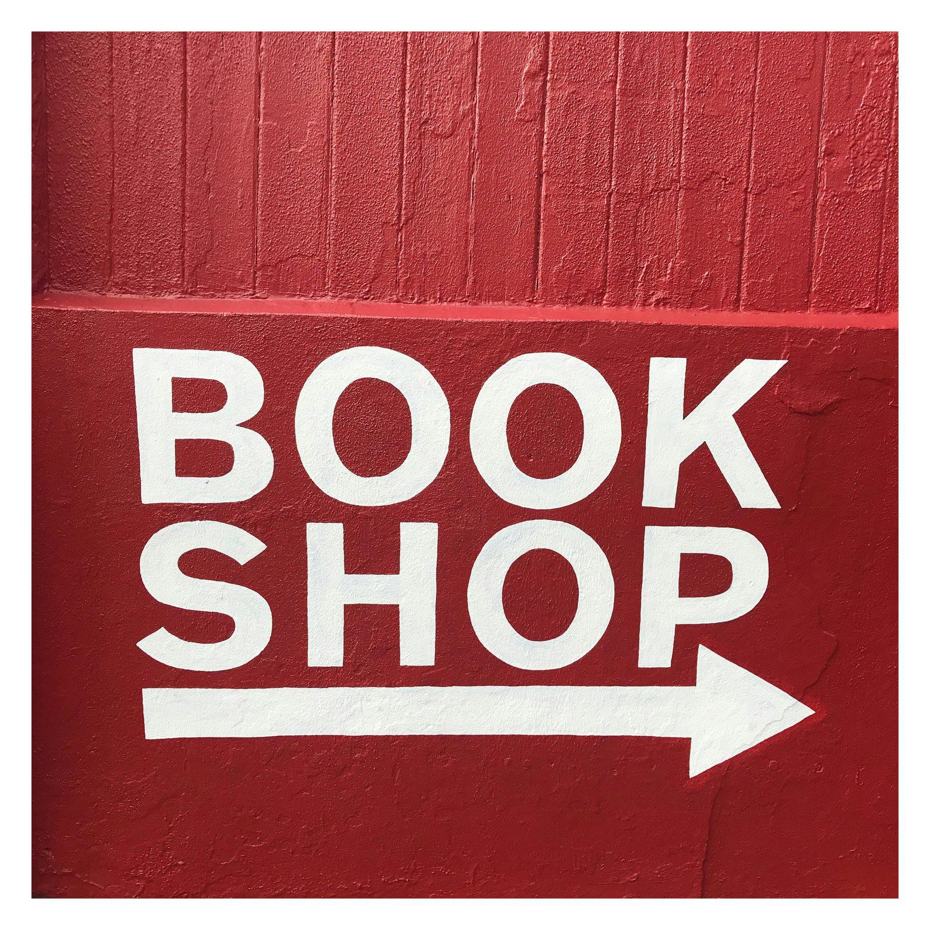 book shop sign