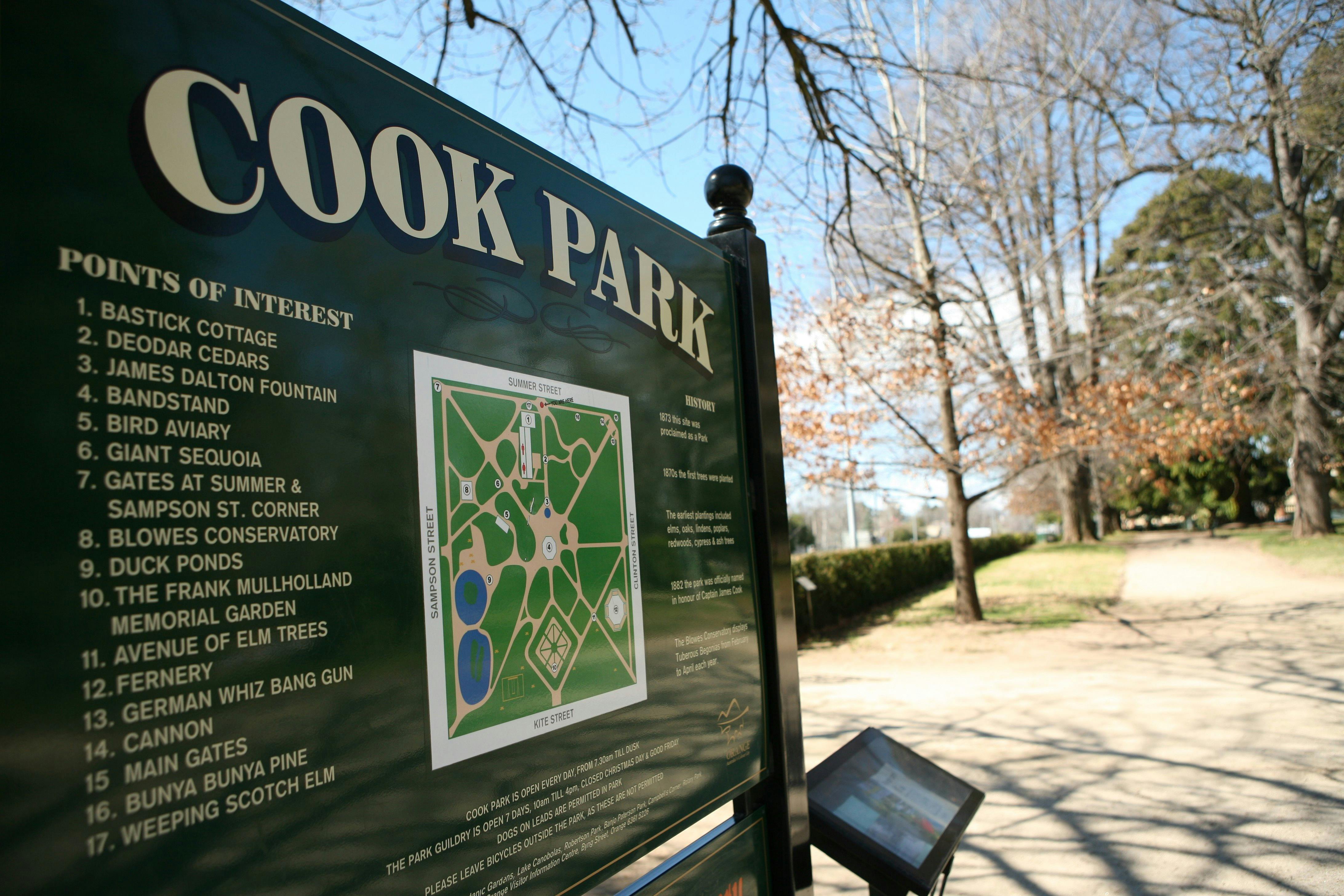 Cook Park welcomes visitors
