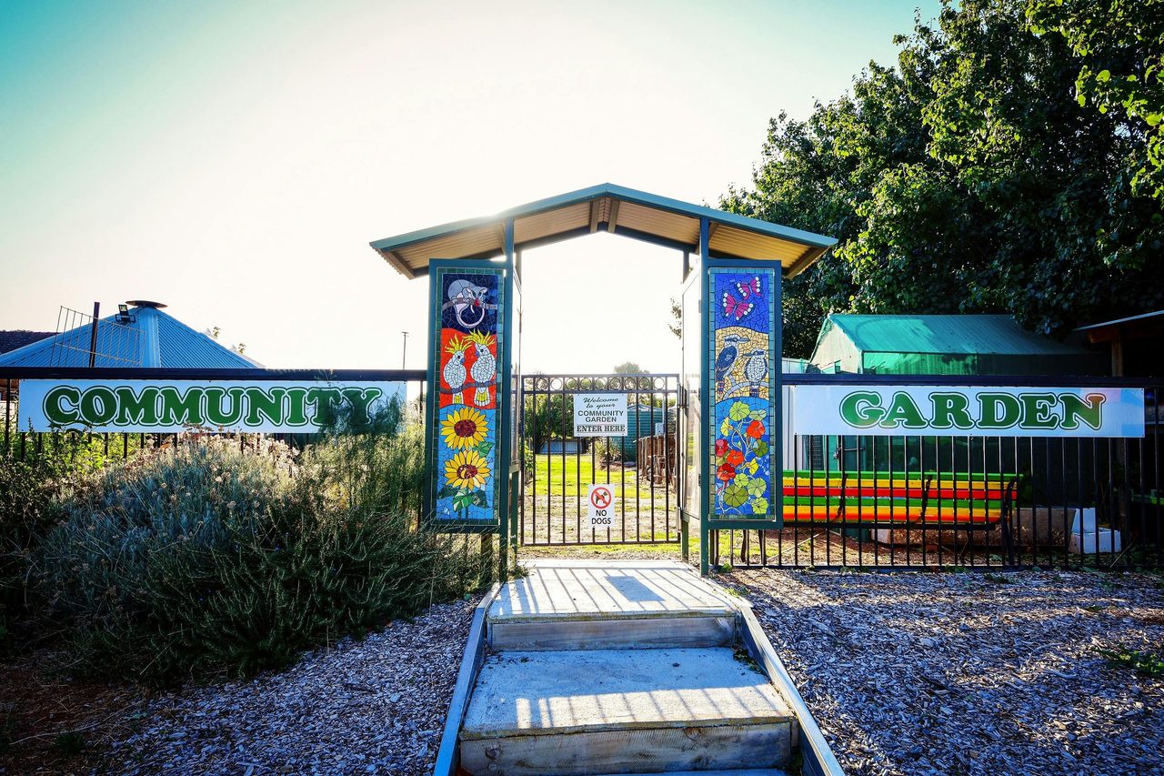 Garden entrance