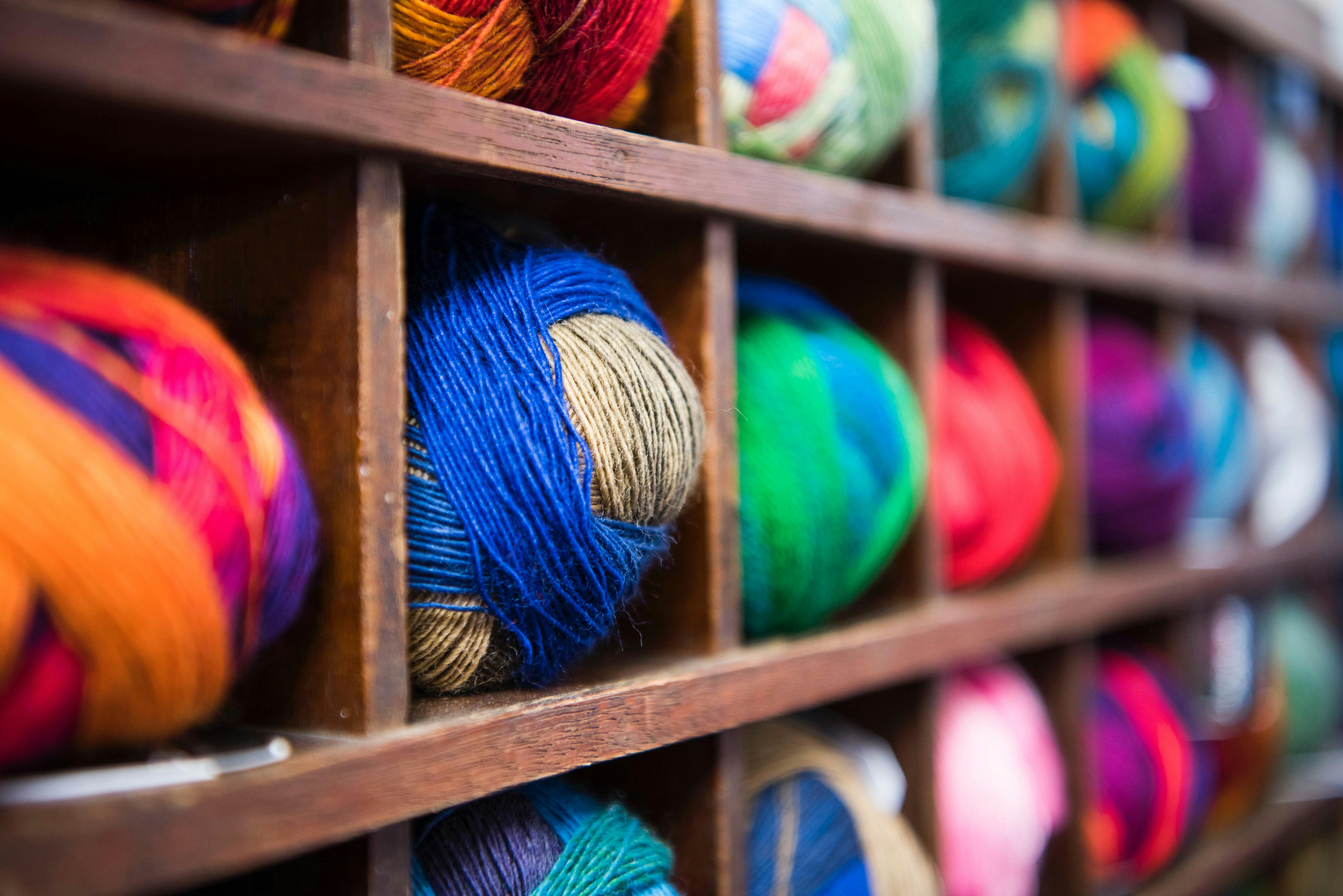 Specialty yarns sourced locally and internationally