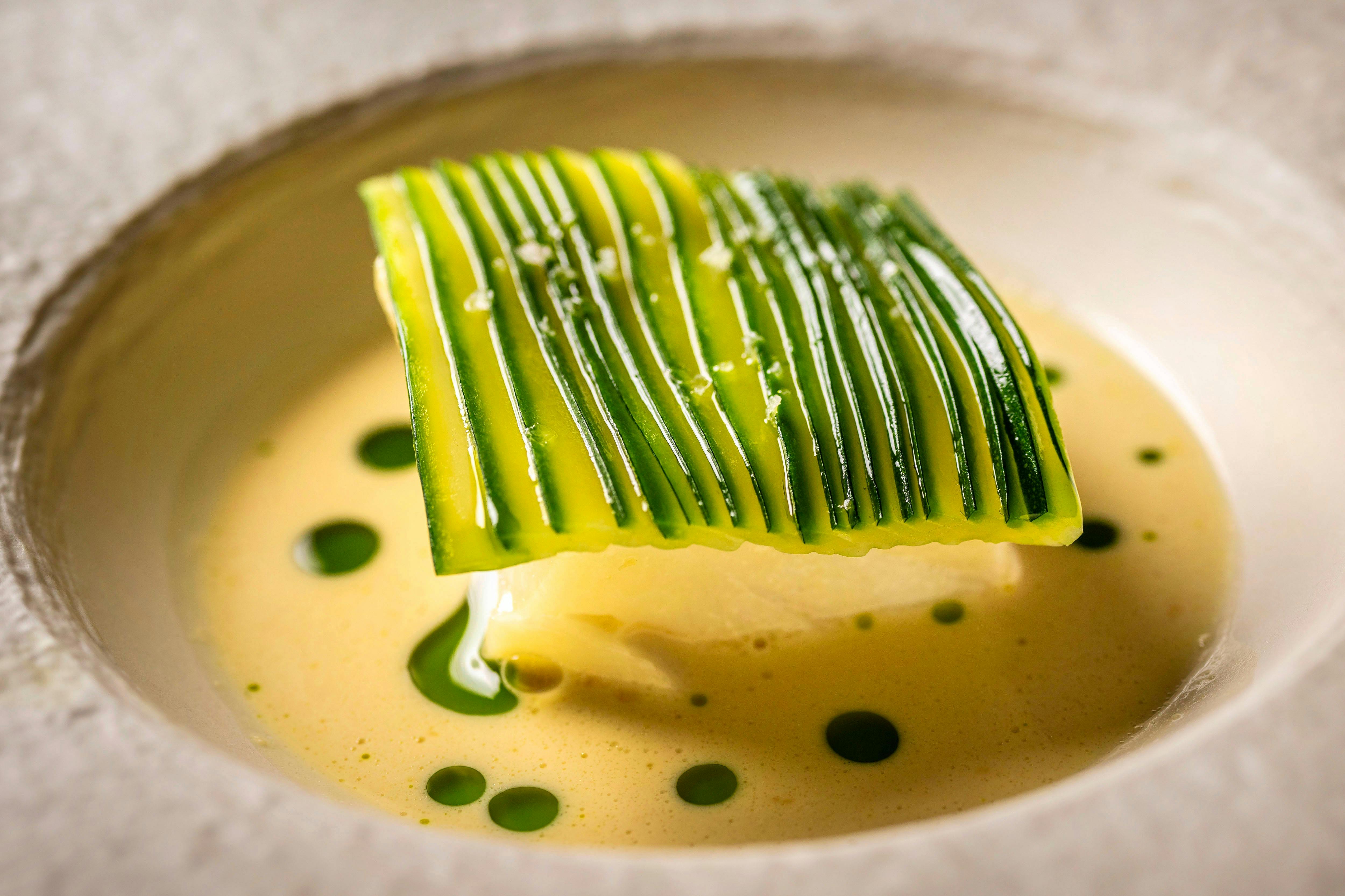 40Res, Patagonian Toothfish Lemon Myrtle Zucchini Coral