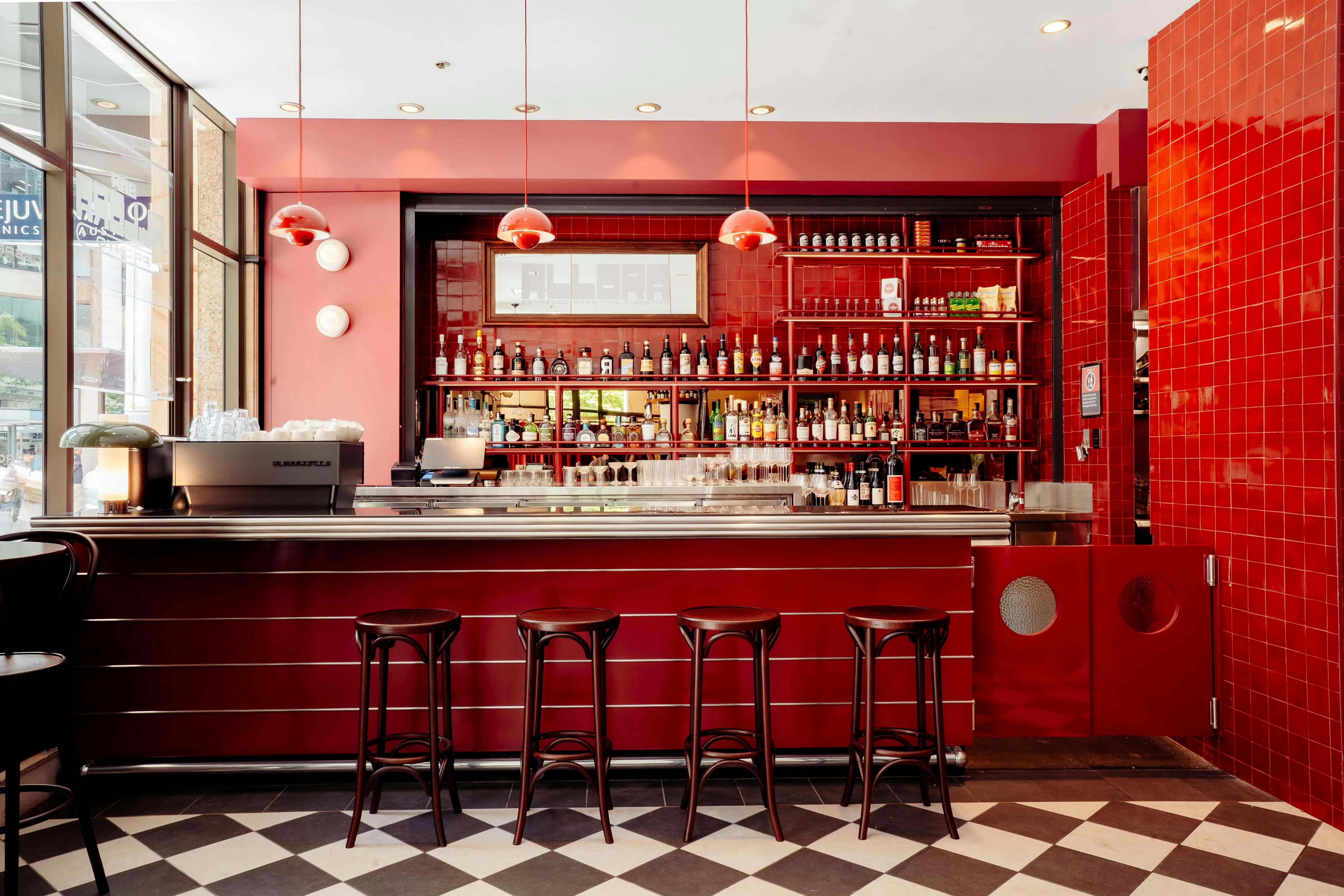 Bar Allora - Interior bar at Bar Allora