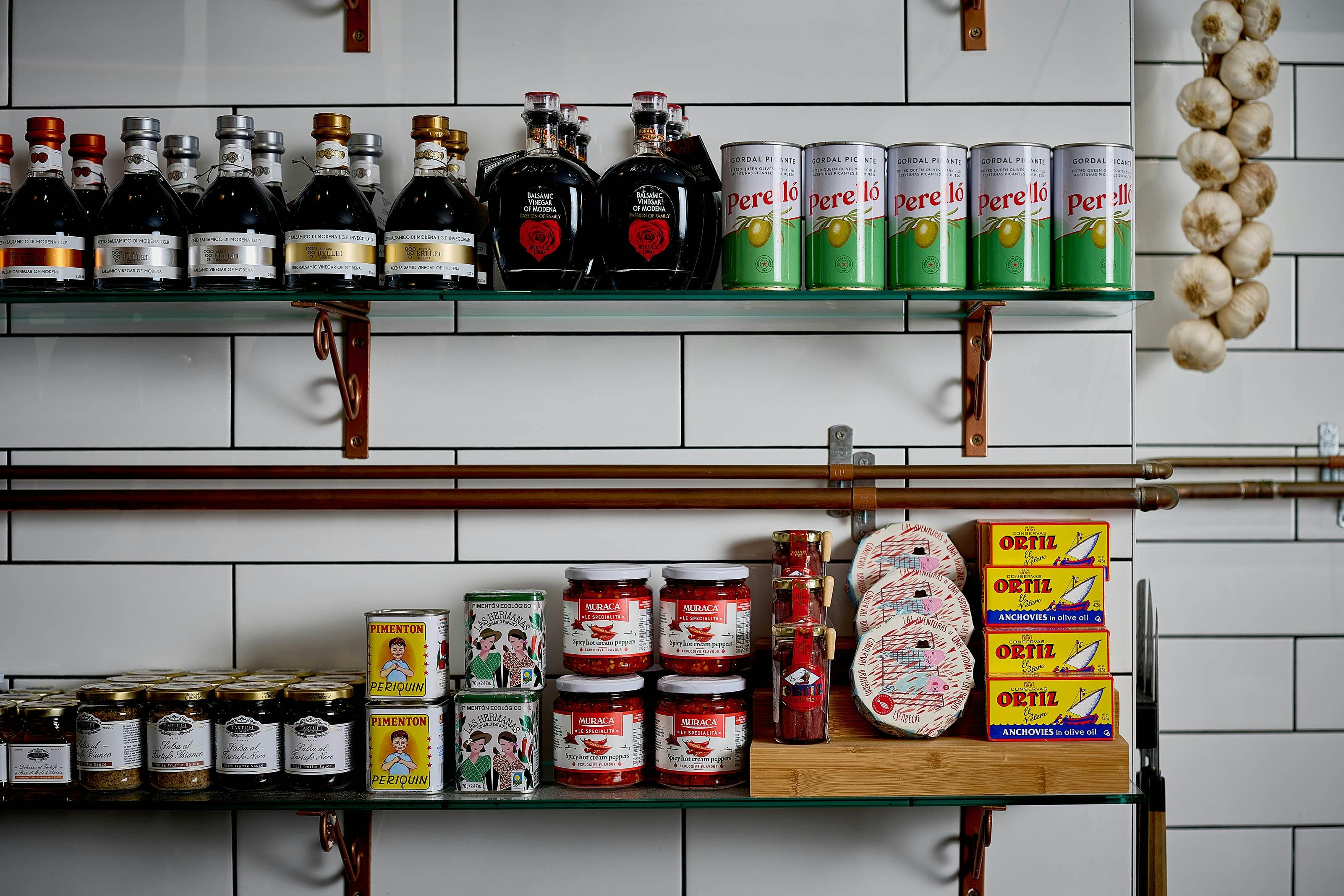 Range of premium Italian retail deli goods