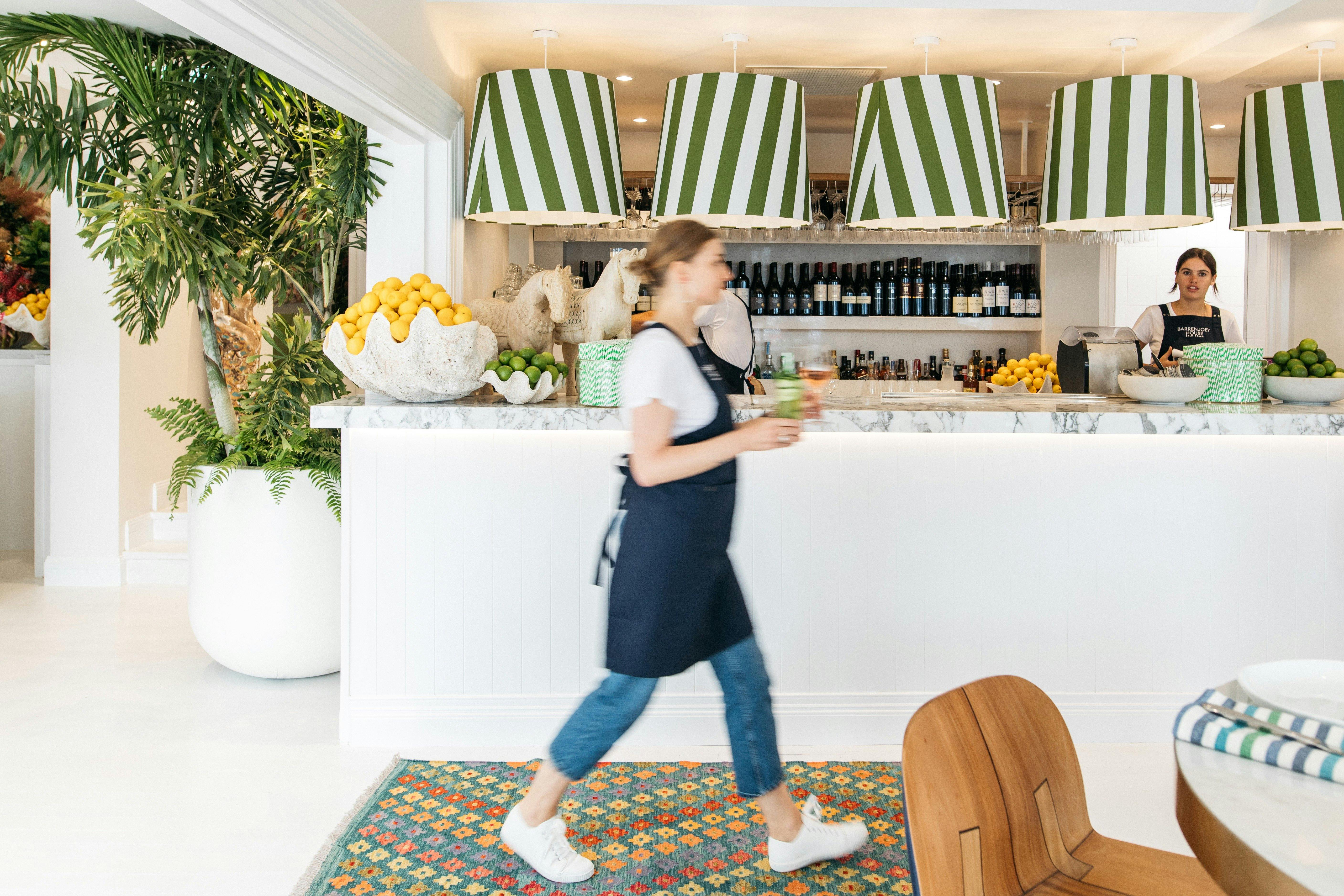 The bar at Barrenjoey House