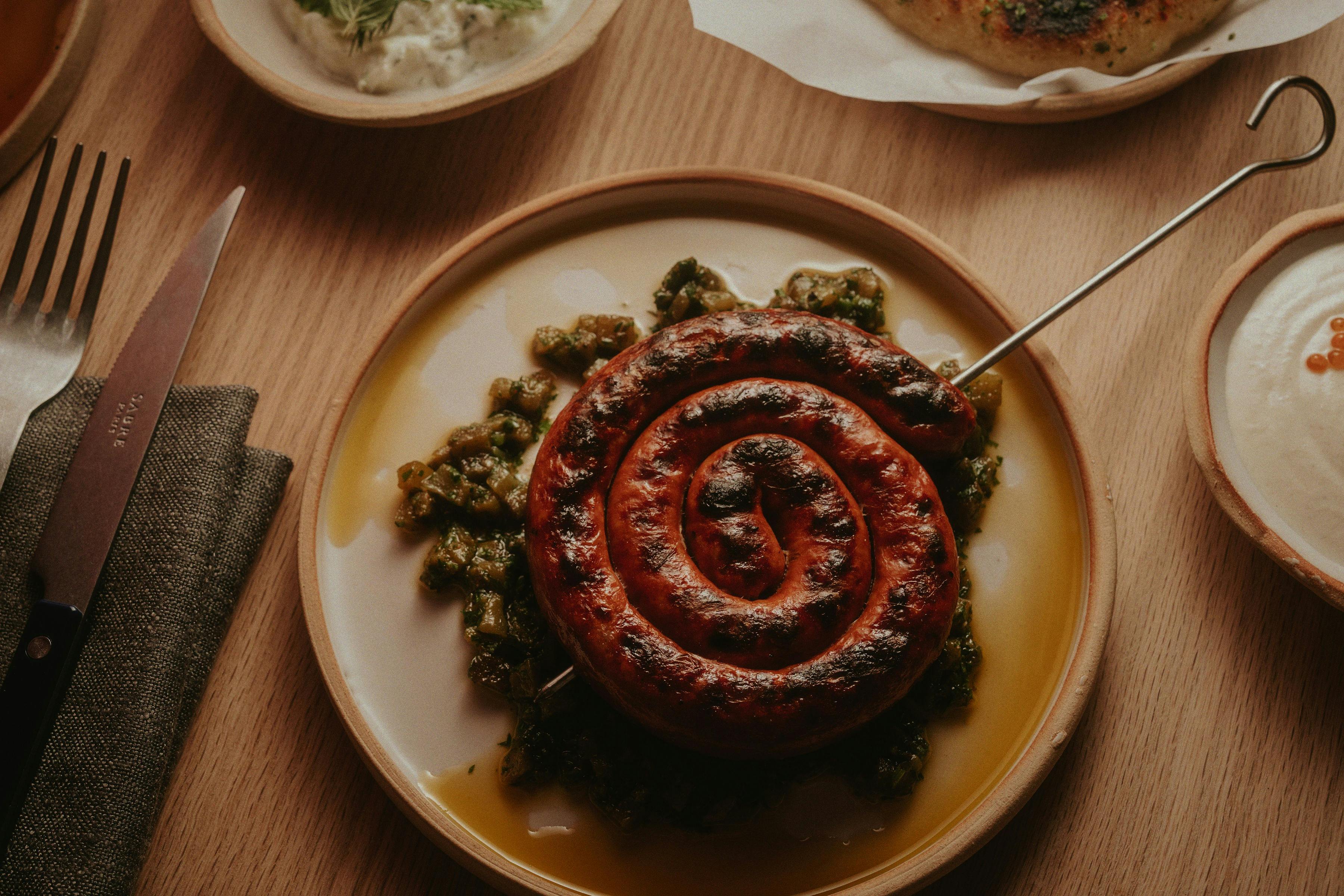 Bessie's Chorizo, Salsa Mojo Verde