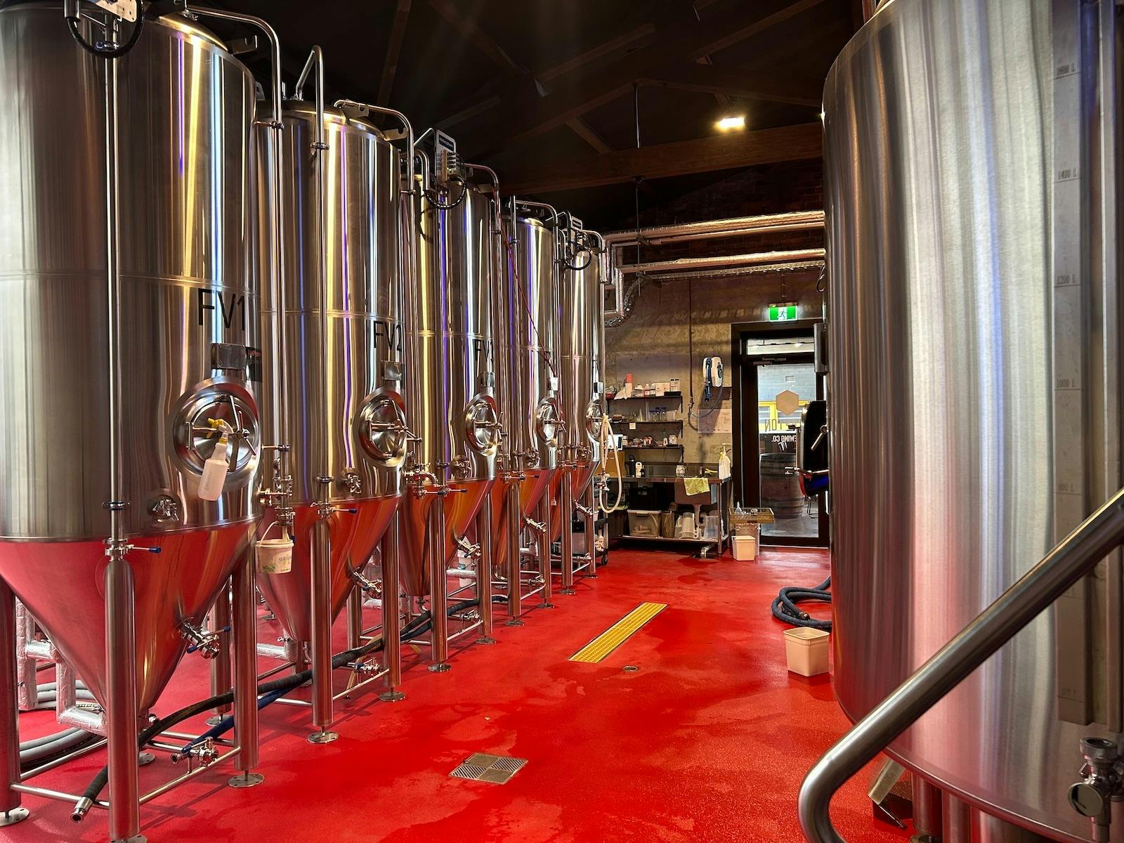 Brewing tanks