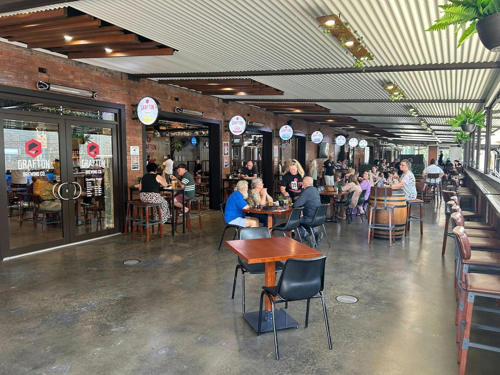 Outdoor seating and dog friendly