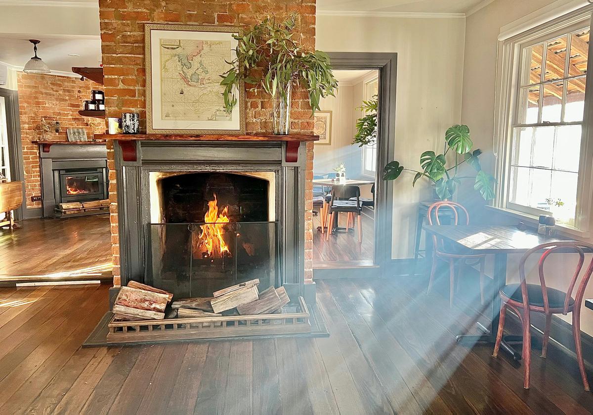 We have a full restaurant open 7 Days from 8am. With an open fire