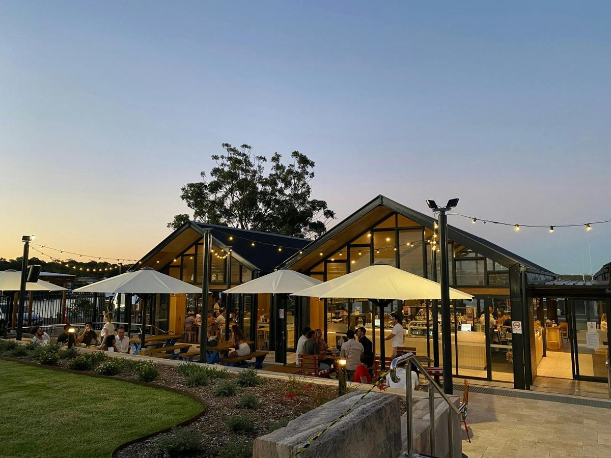 Jervis Bay Pavilion at dusk