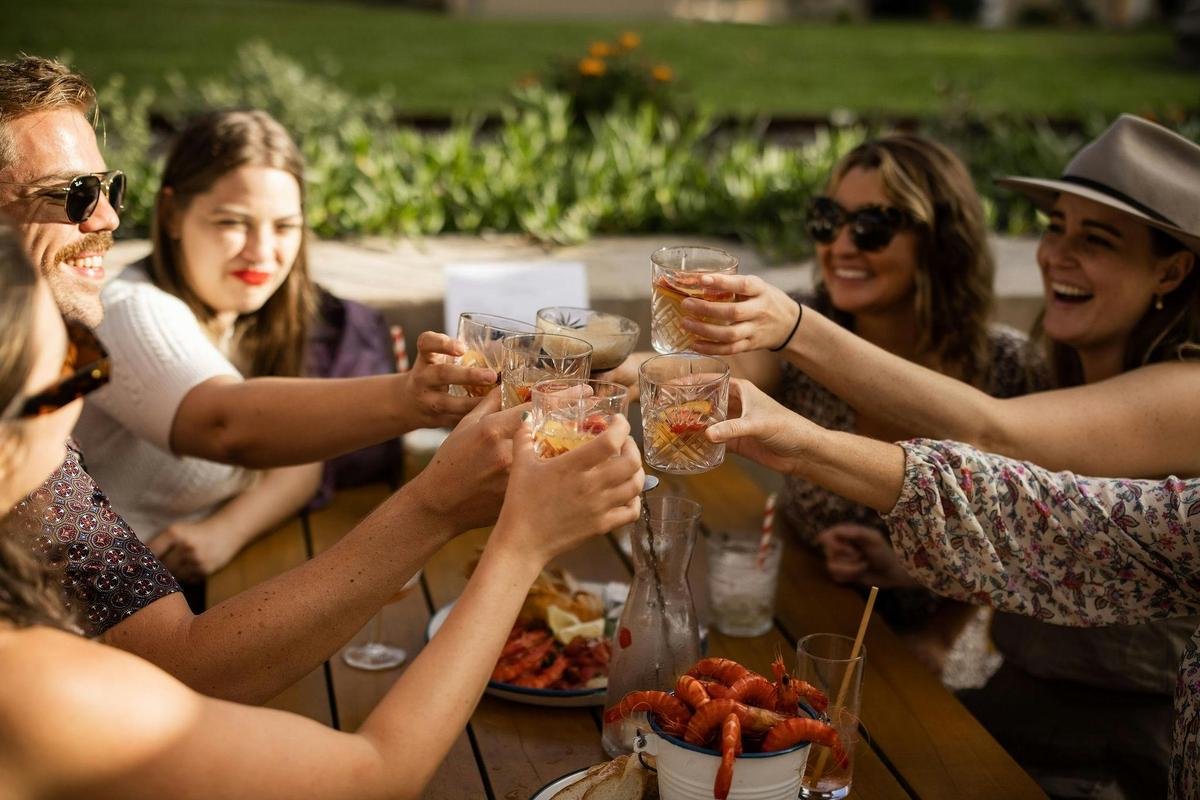 Here's cheers to sunny days on the Terrace