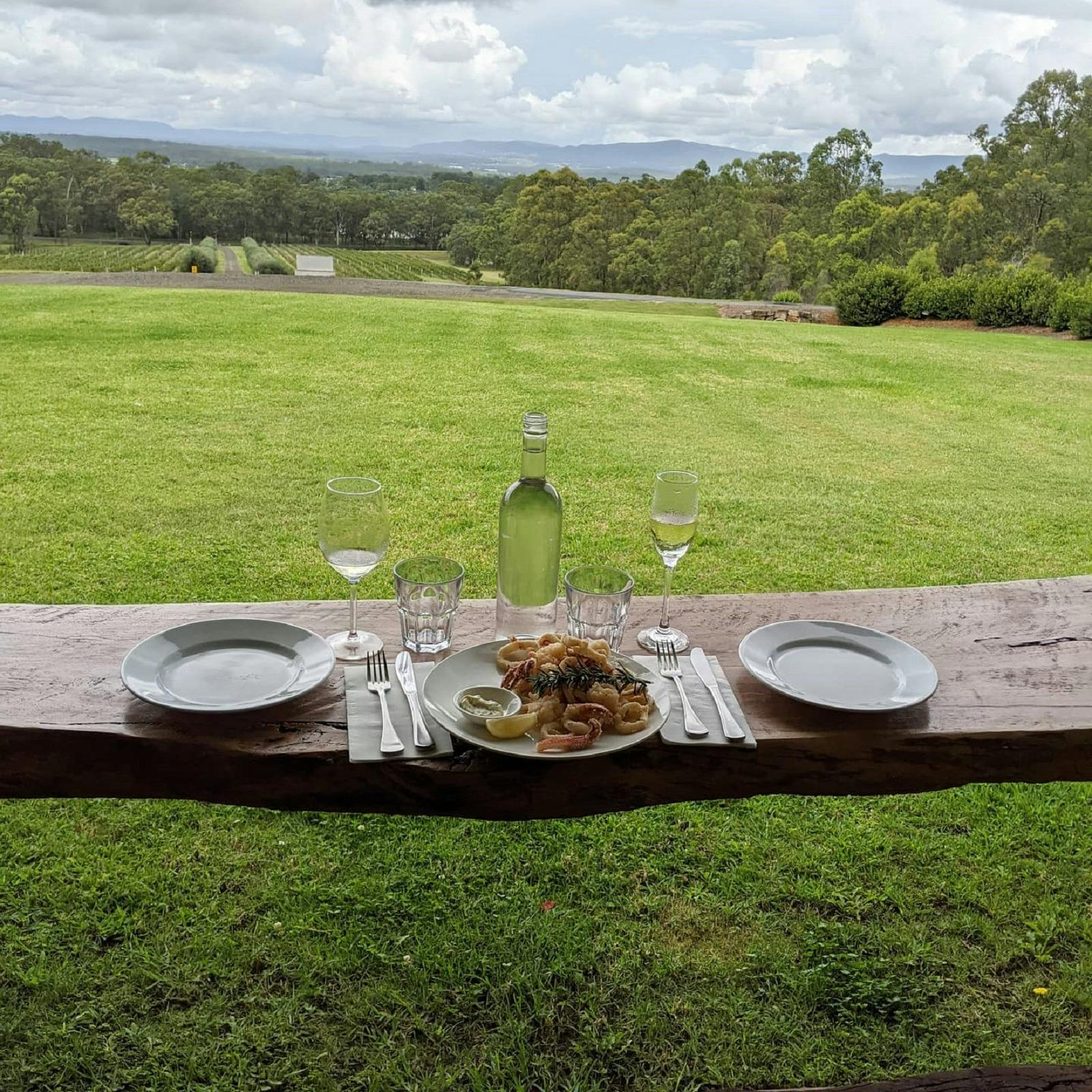 Quick lunch on the deck