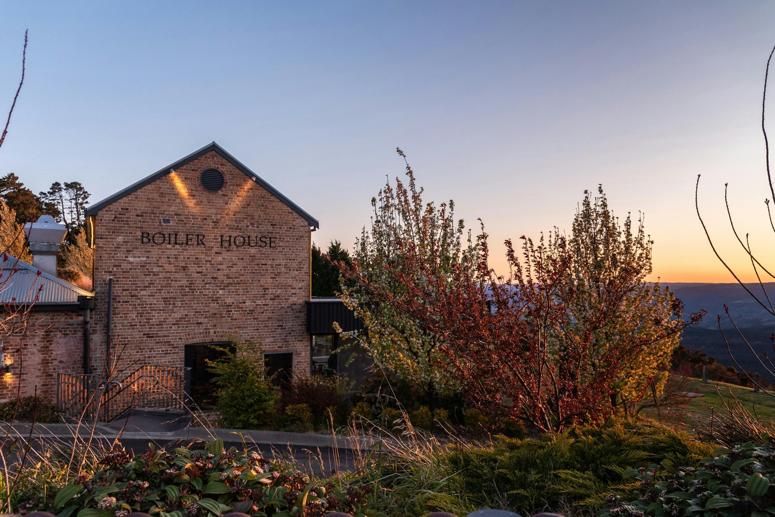 Exterior of Boiler House Restaurant