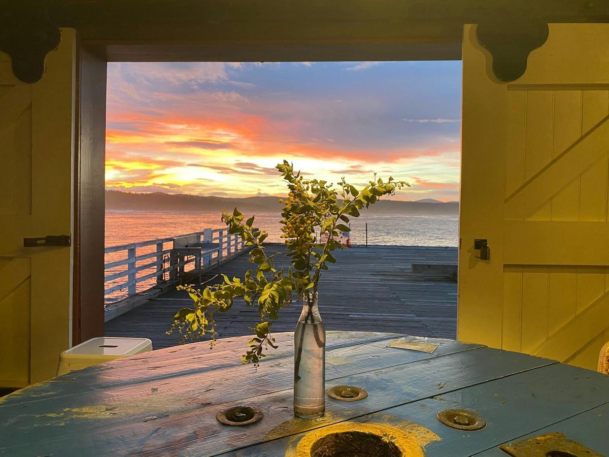 There are beautiful views from Tathra Wharf