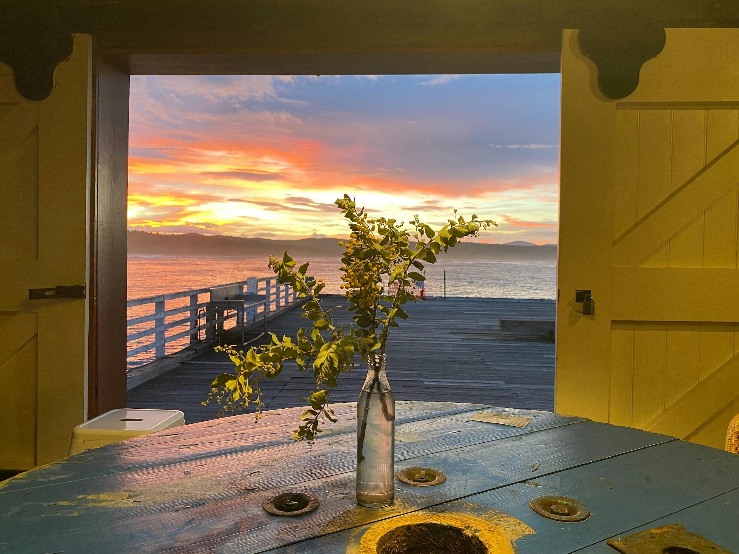 There are beautiful views from Tathra Wharf