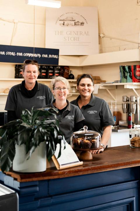 Team of the community-owned Cumnock General Store