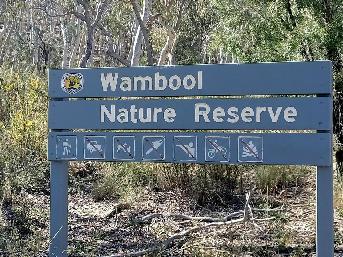 Wambool Nature Reserve Entrance