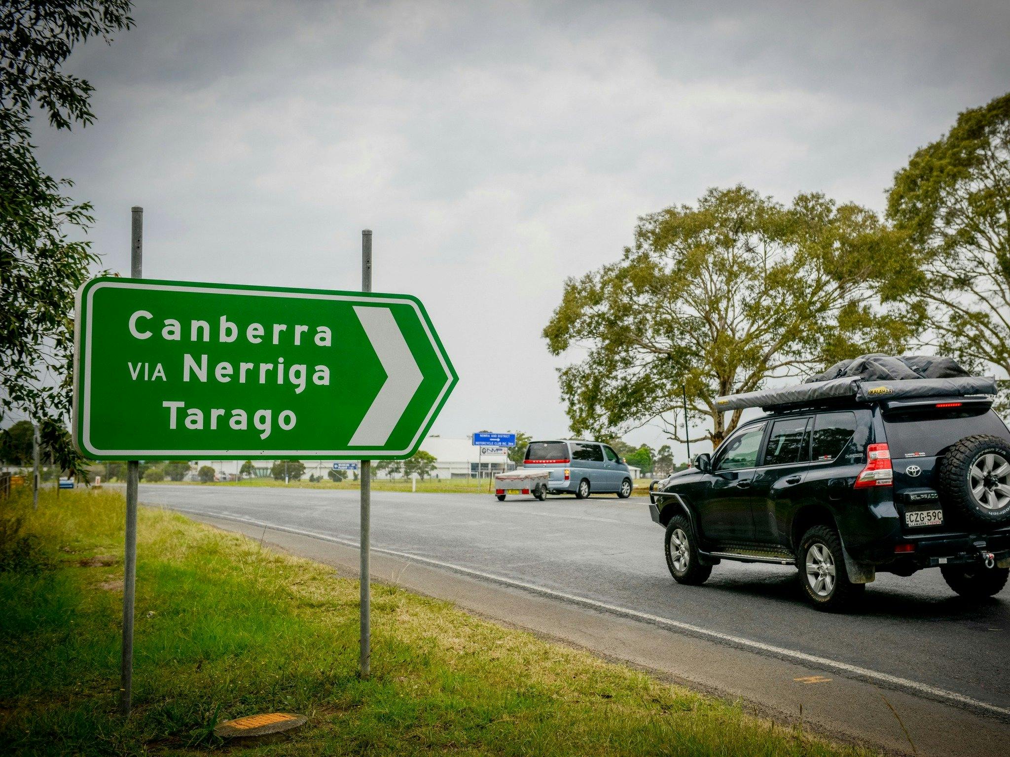 Main Rd 92 takes you through Bungendore, Tarago and Nerriga to the Shoalhaven.