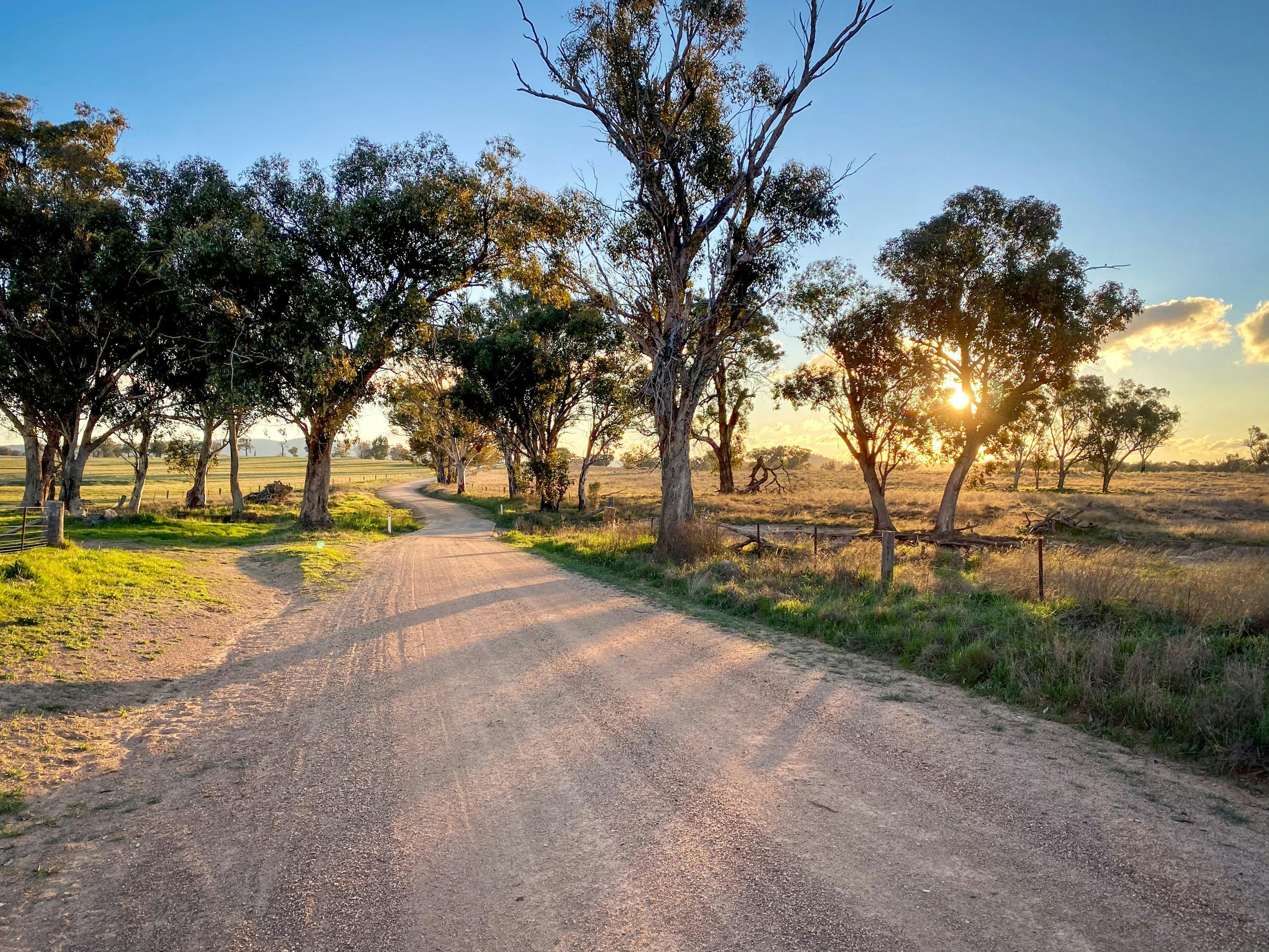 Walcha's quiet gravel roads