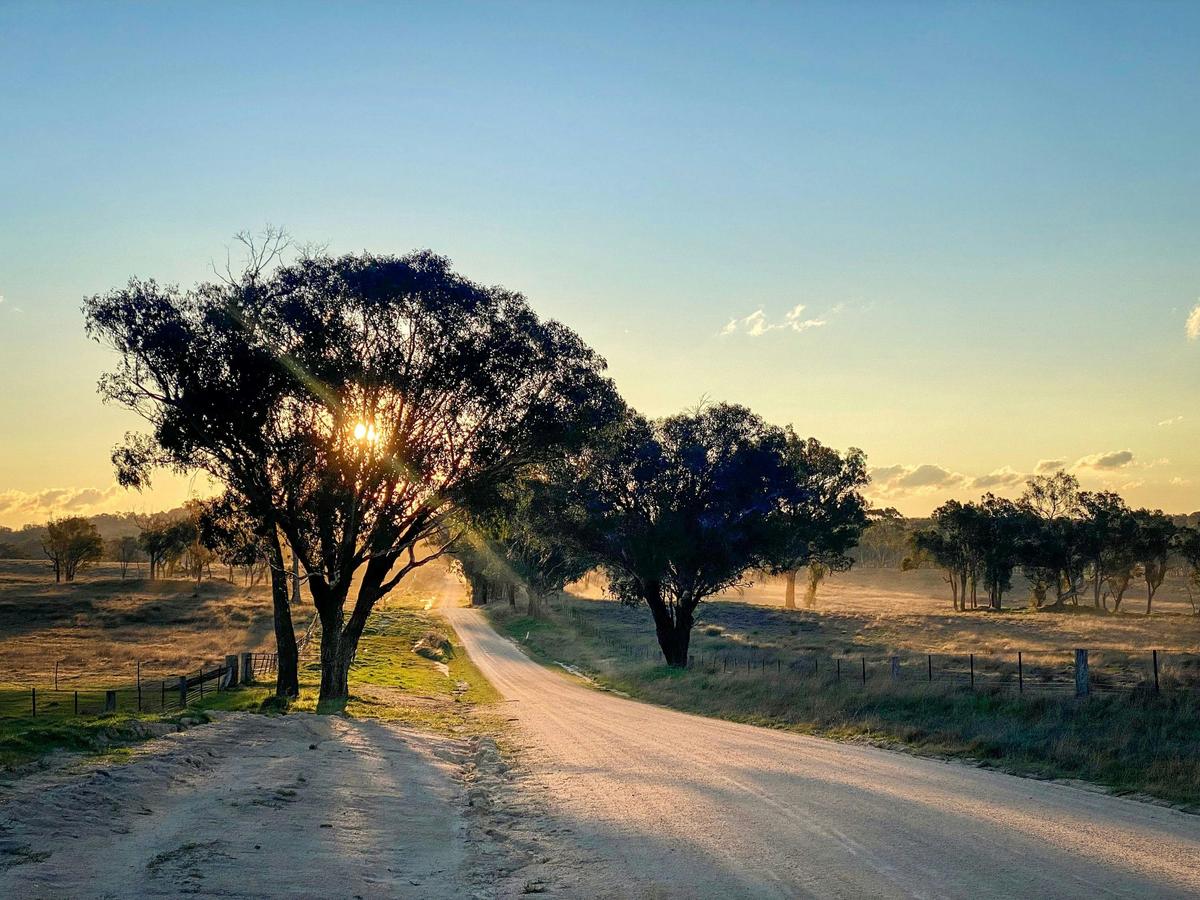 Beautiful scenery cycling Walcha's quiet gravel roads