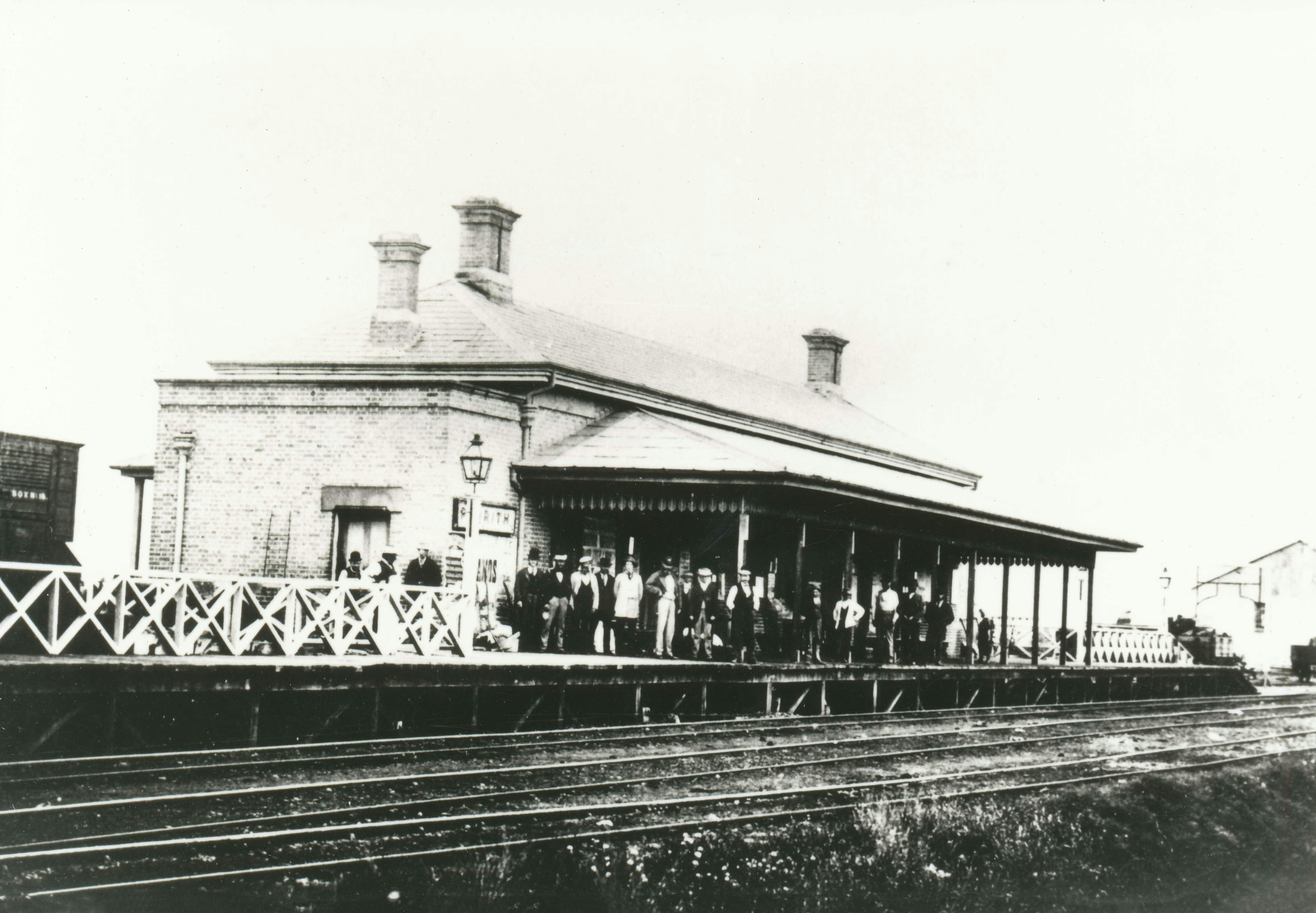 Historic view of Penrith Railway Station