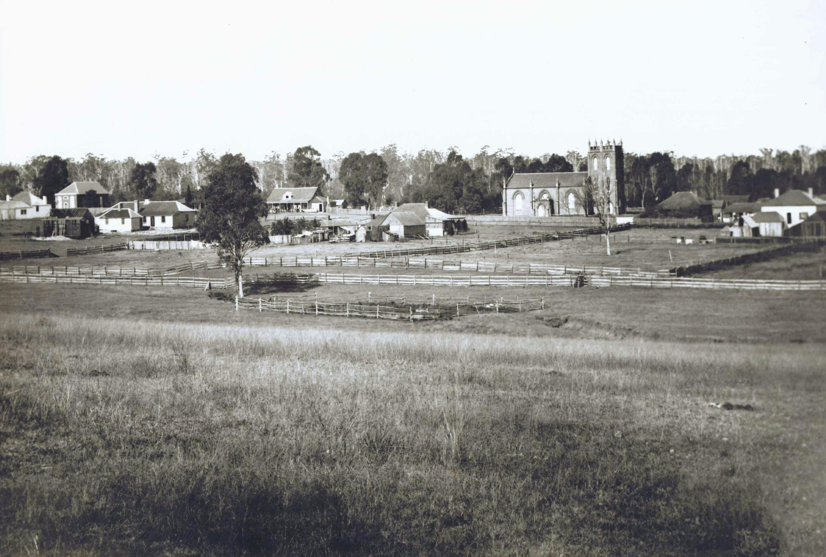 Penrith historic image church and several buildings