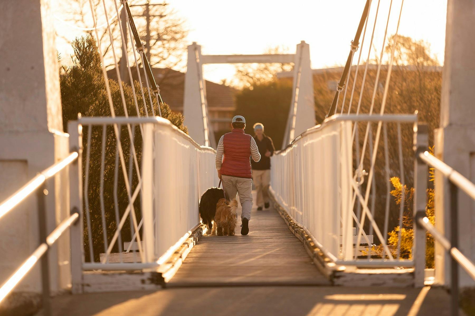 Queanbeyan Suspension Bridge