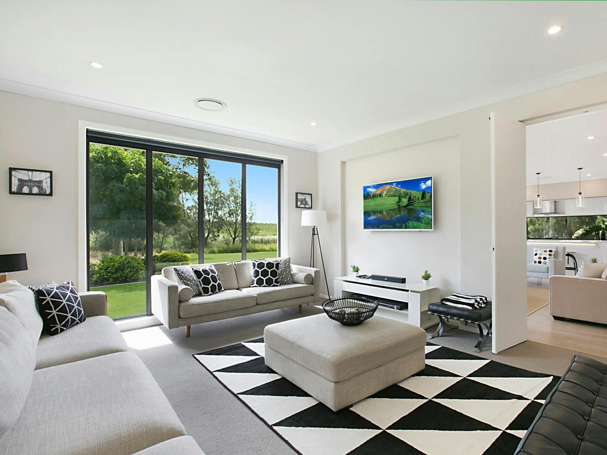 1OAK 2nd entertainment area including lounge and TV