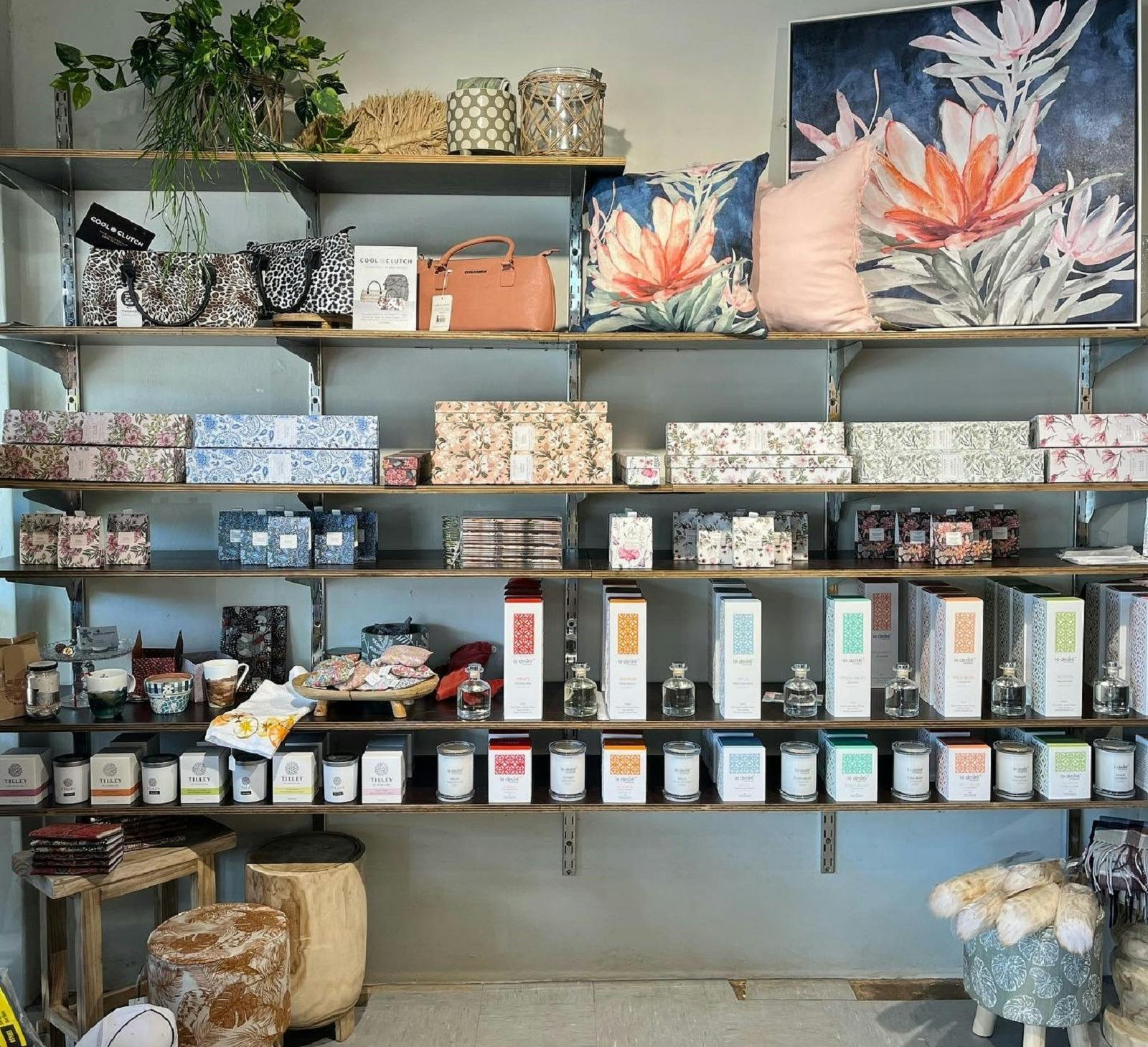 Beautiful wall display featuring decor for your room