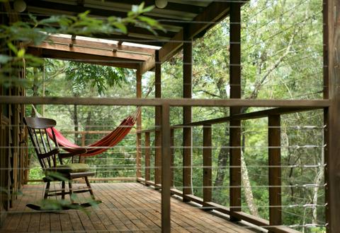 Relax in the hammock