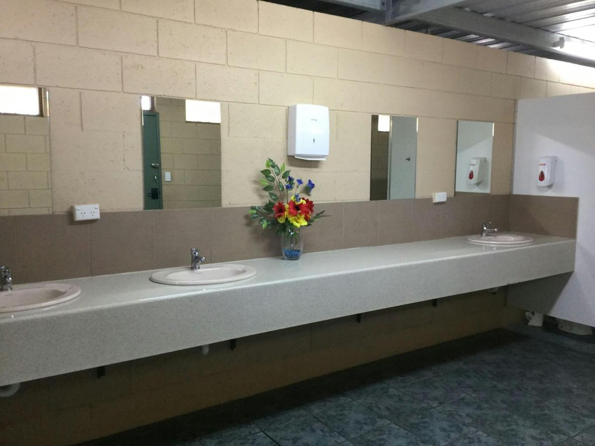 Ladies Amenities - large spacious area with showers and toilets.