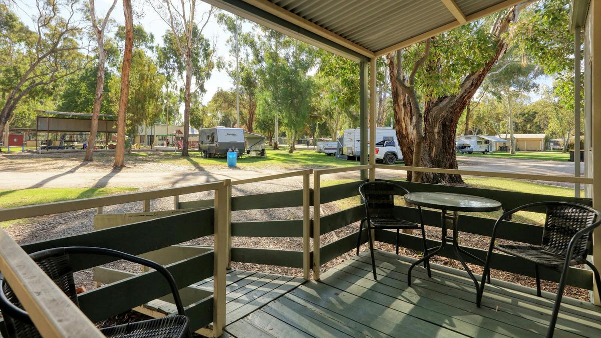 Two bedroom cabin balcony