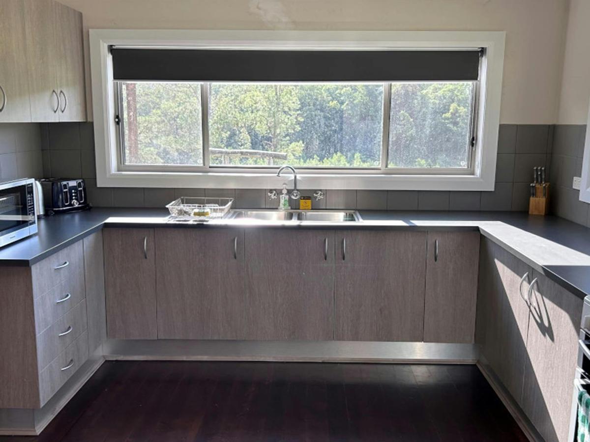 Kitchen in Big Yango House, Yengo National Park. Credit: Jack Staniford &copy; DCCEEW