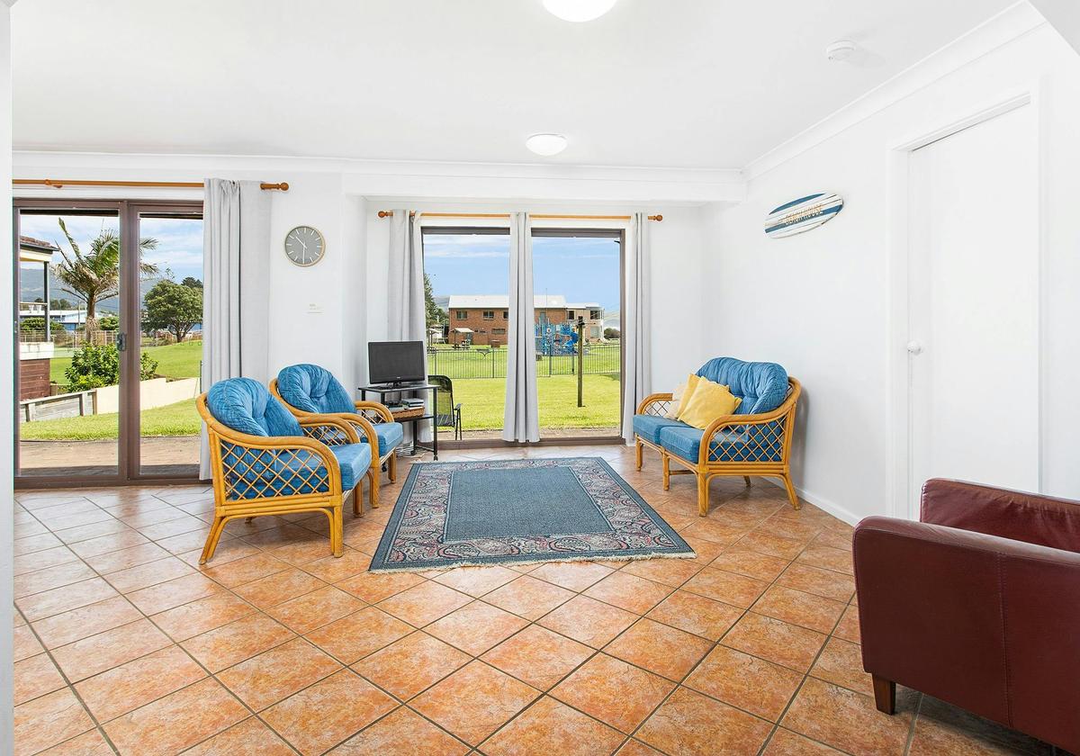 Downstairs lounge room