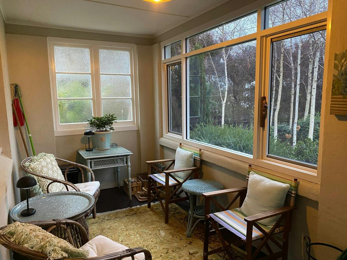 Enclosed front Veranda at 29