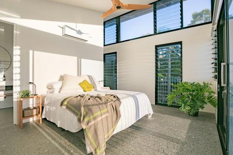 the master bedroom