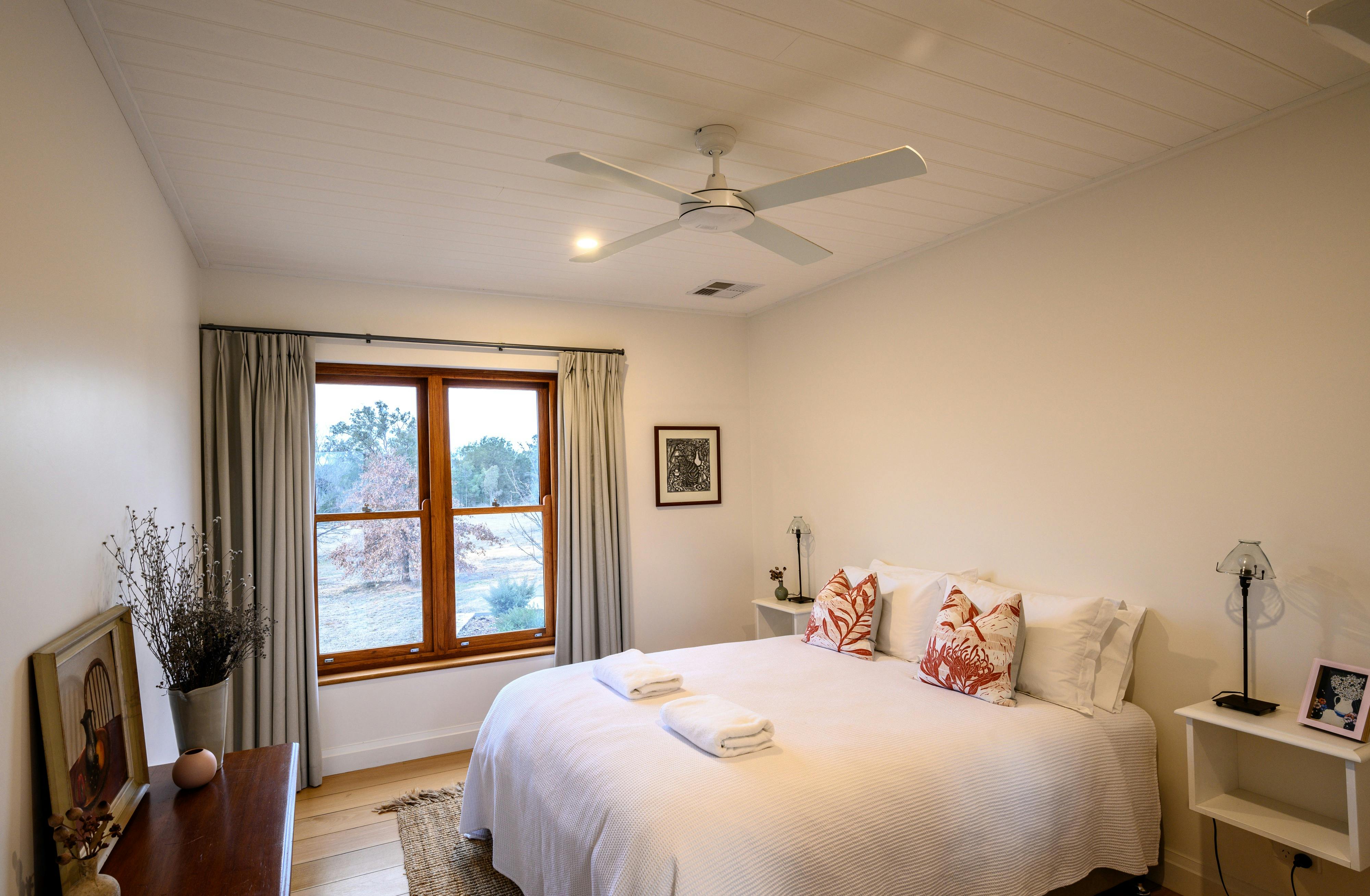 One of two queen bedrooms, Abercorn house