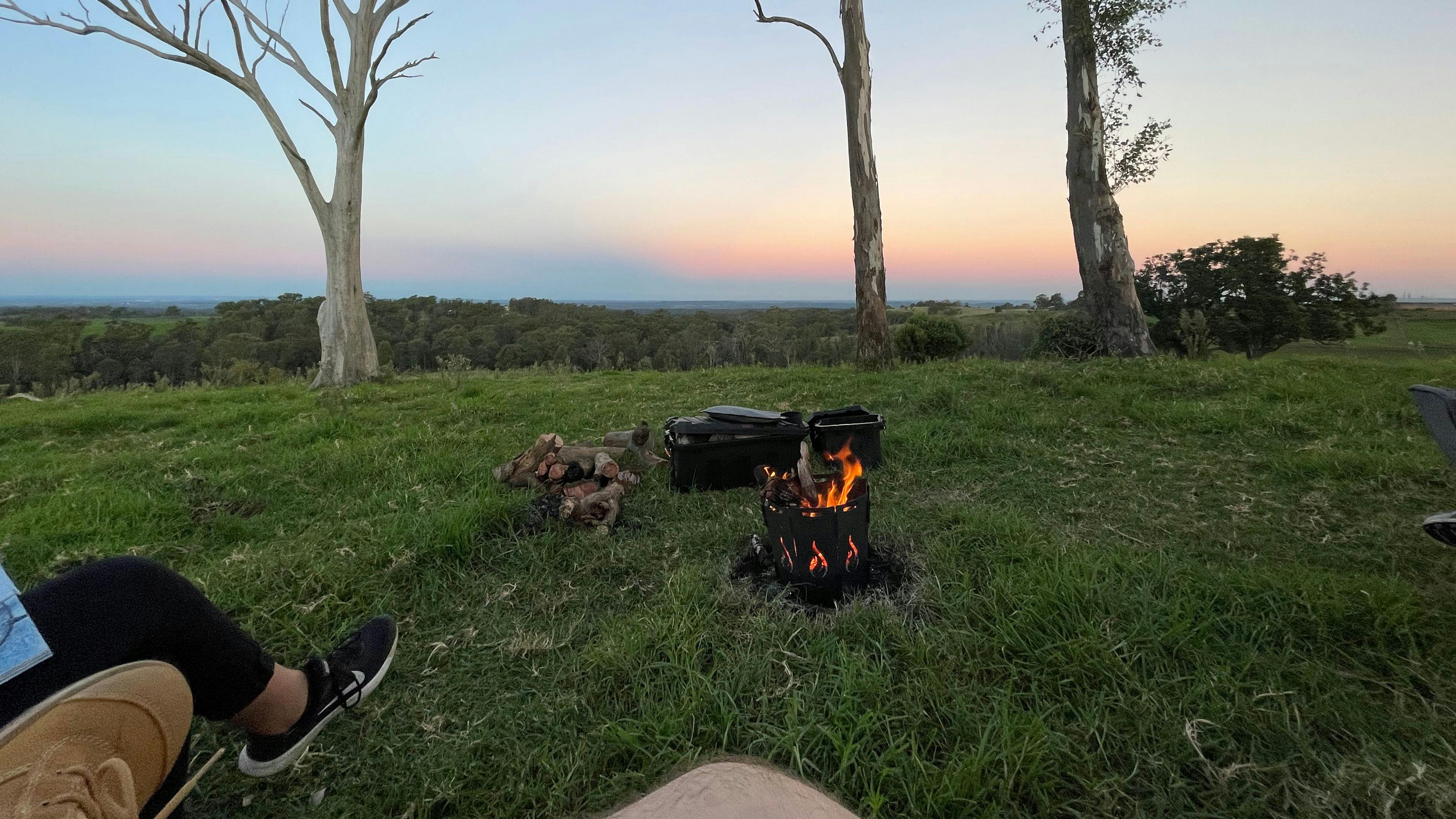 Great view out over Sydney
