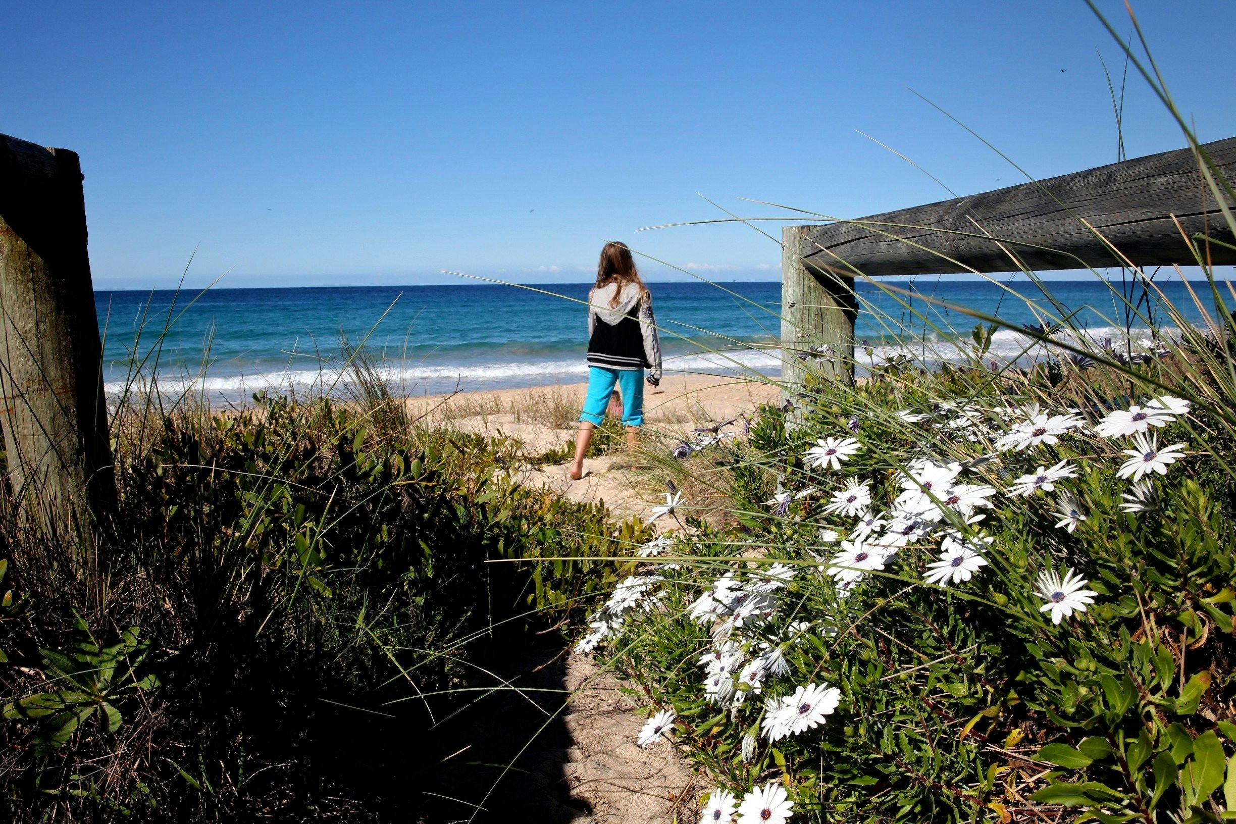 Absolute beachfront with private entrance directly onto beach