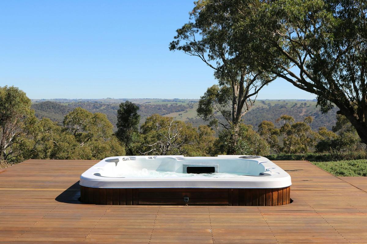 Our Signature Hot Tub with a View