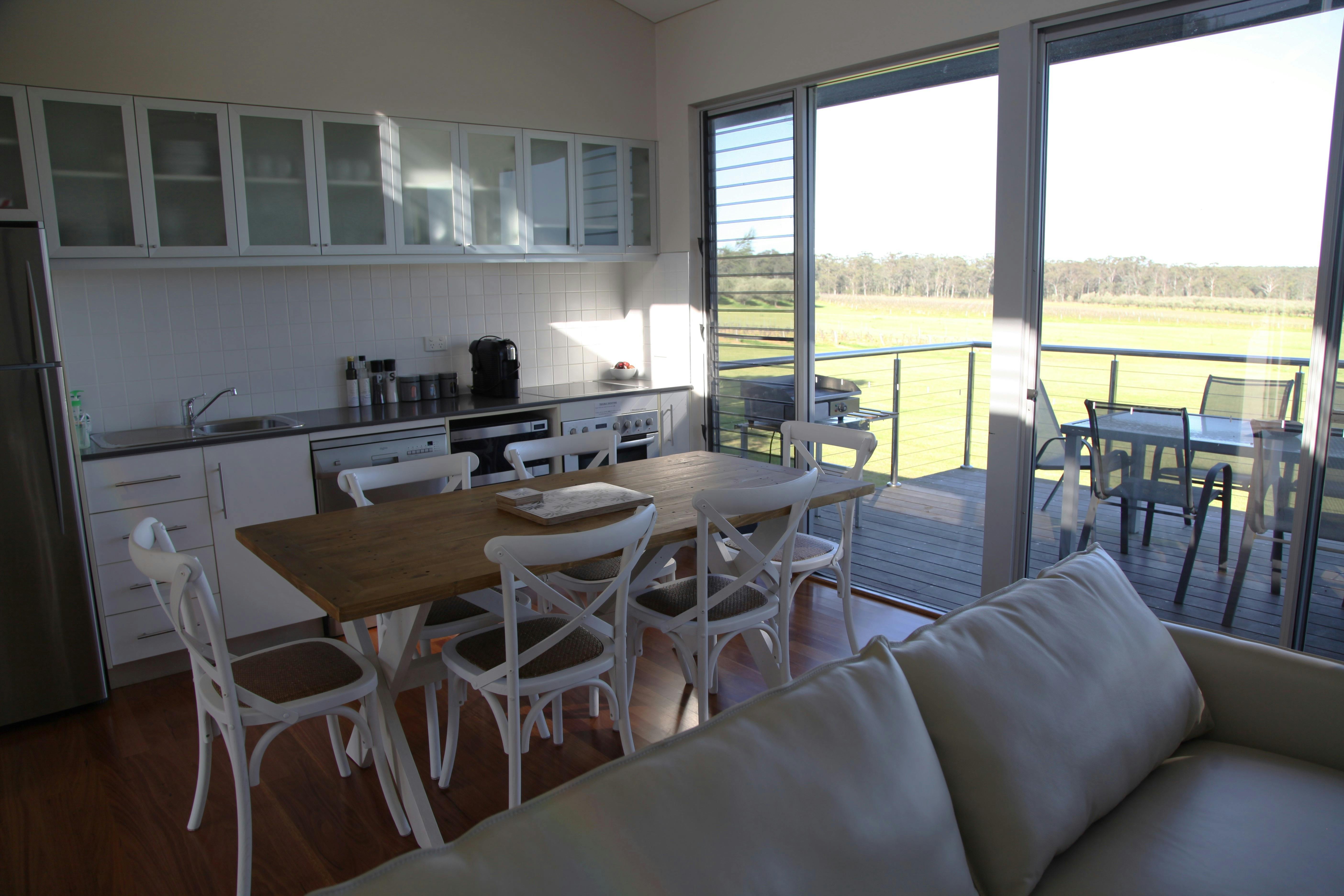 A well-equipped kitchen