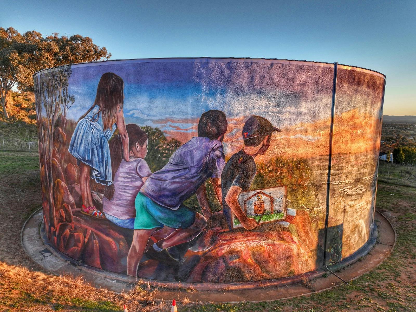 COWRA POW WATER TANK MURALS
