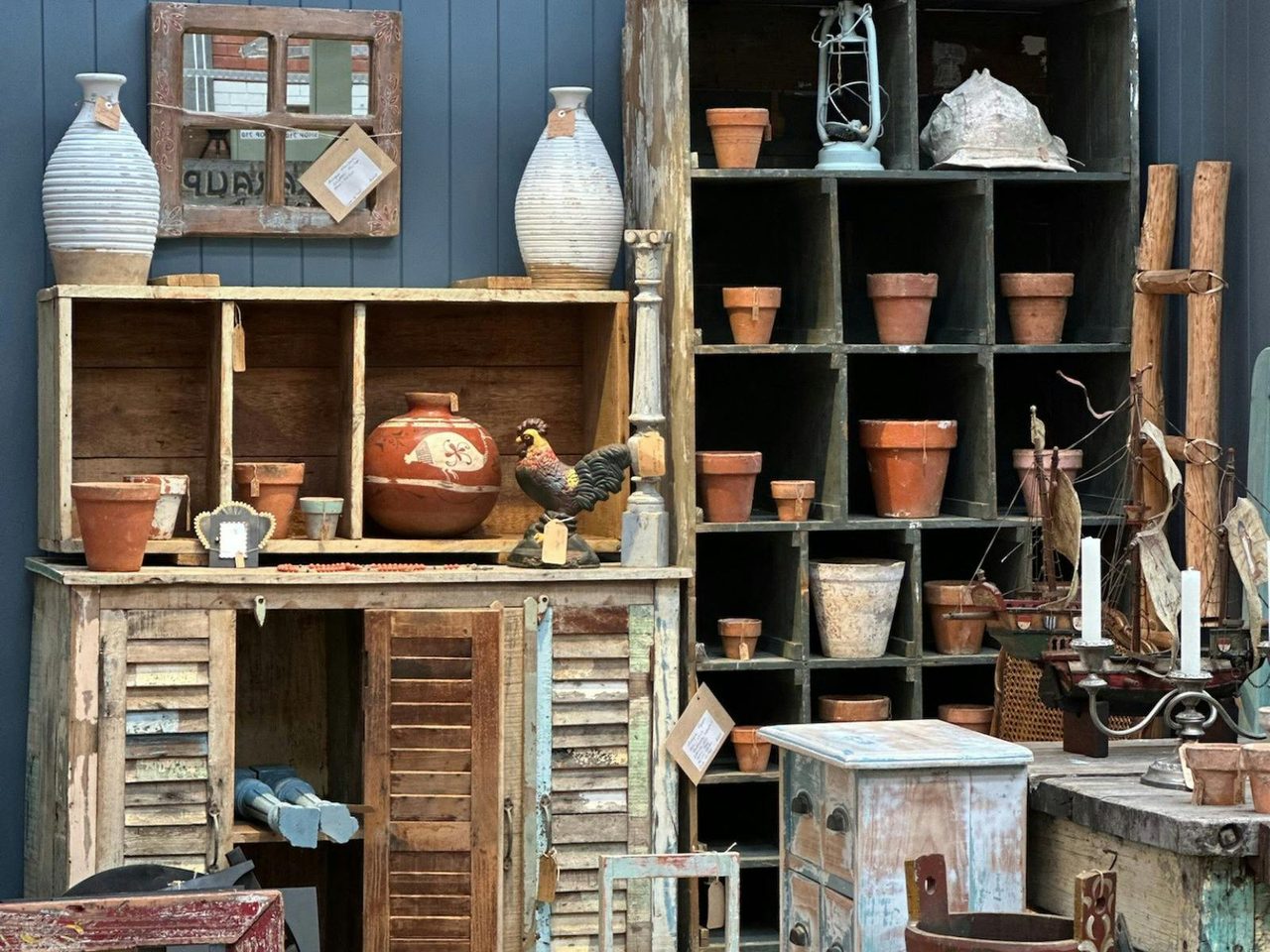 Older terracotta pots have the perfect amount of charm ad patina to add character to your garden