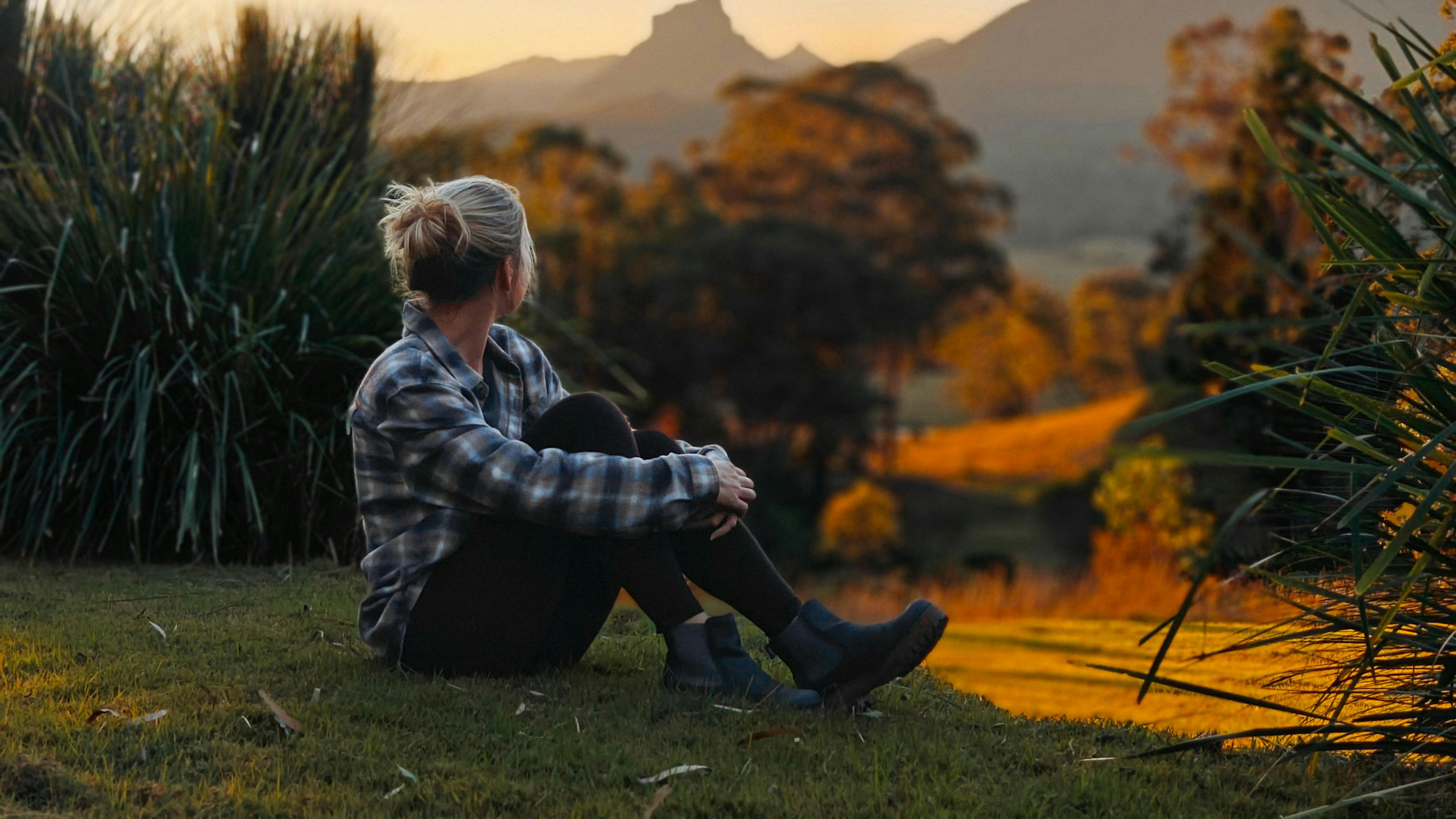 The view of the mountain is breathtaking 🌅⛰️🌿