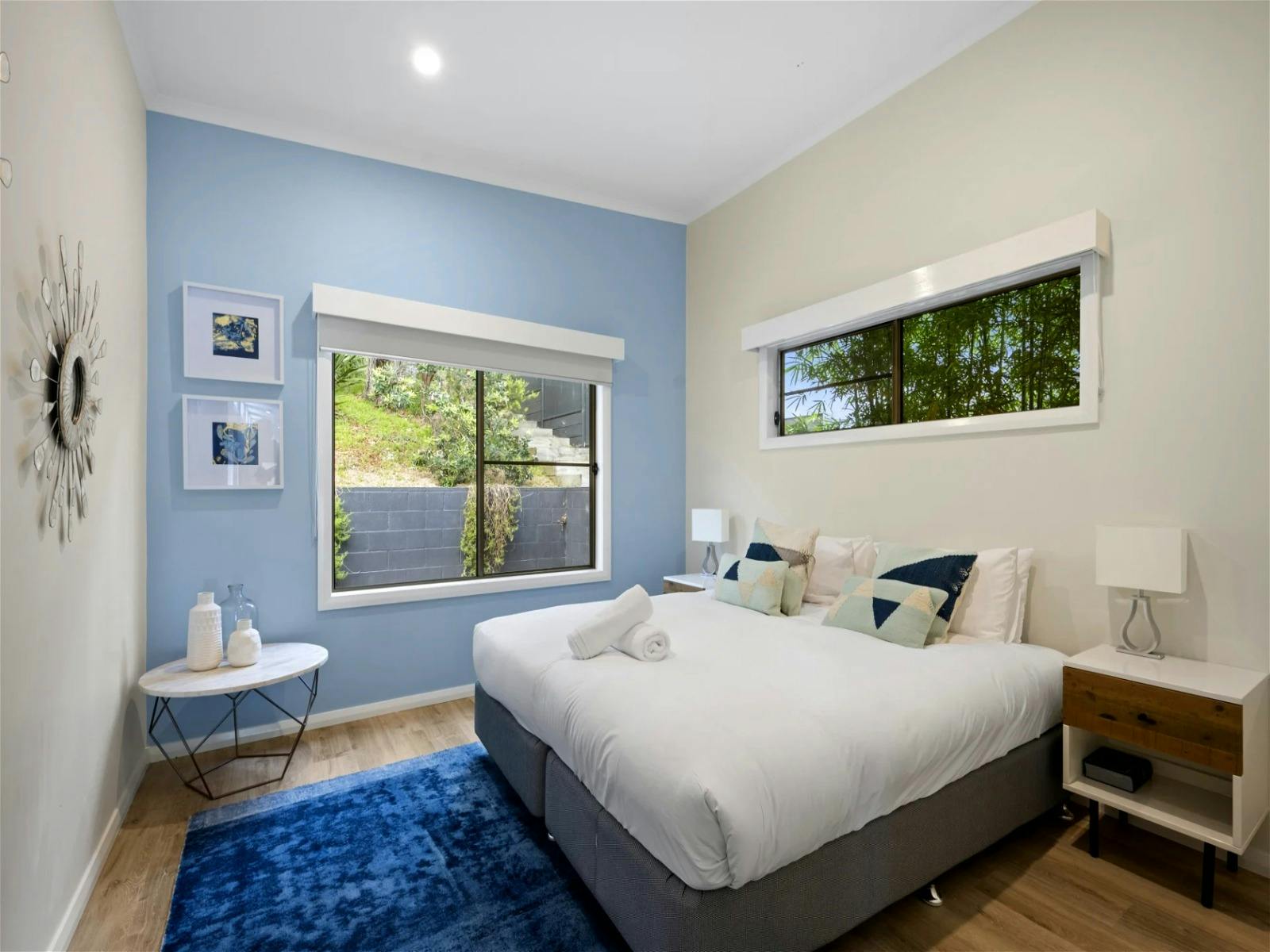 Queen bedroom with luxurious ensuite