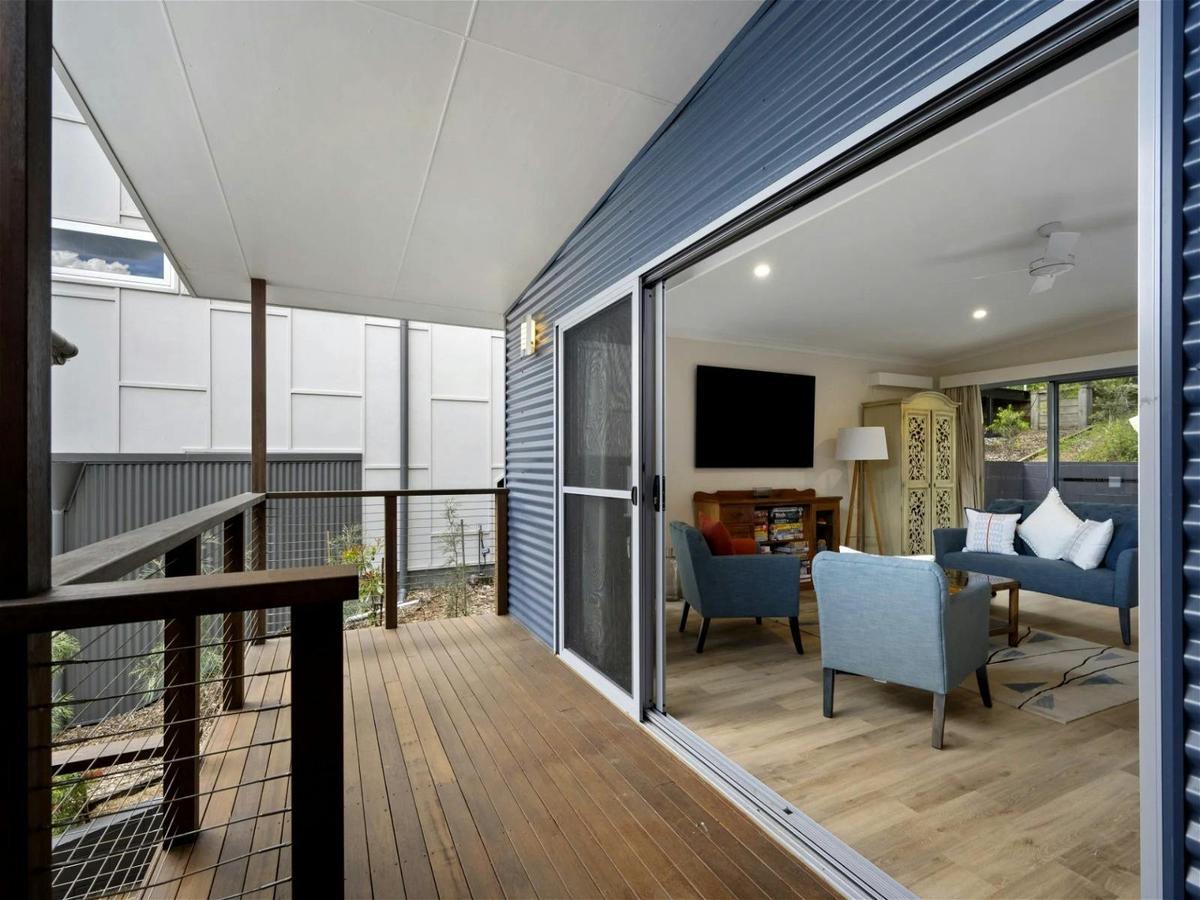 Balcony offering expansive views from within the house